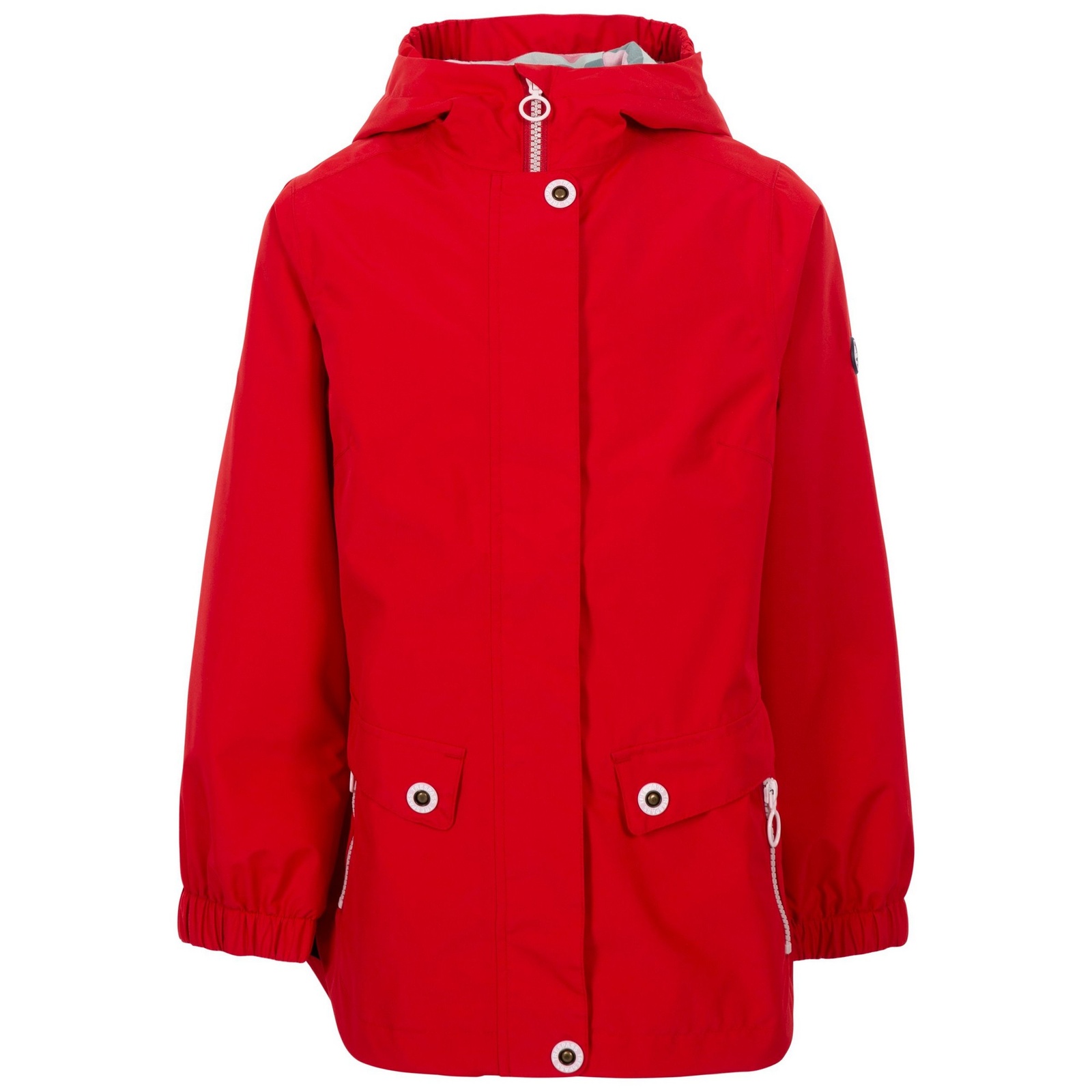 Trespass Waterproof Jacket Flourish Cotton Red – Size 7/8 Years Trespass Waterproof Jacket Flourish Cotton Red – Size 7/8 Years