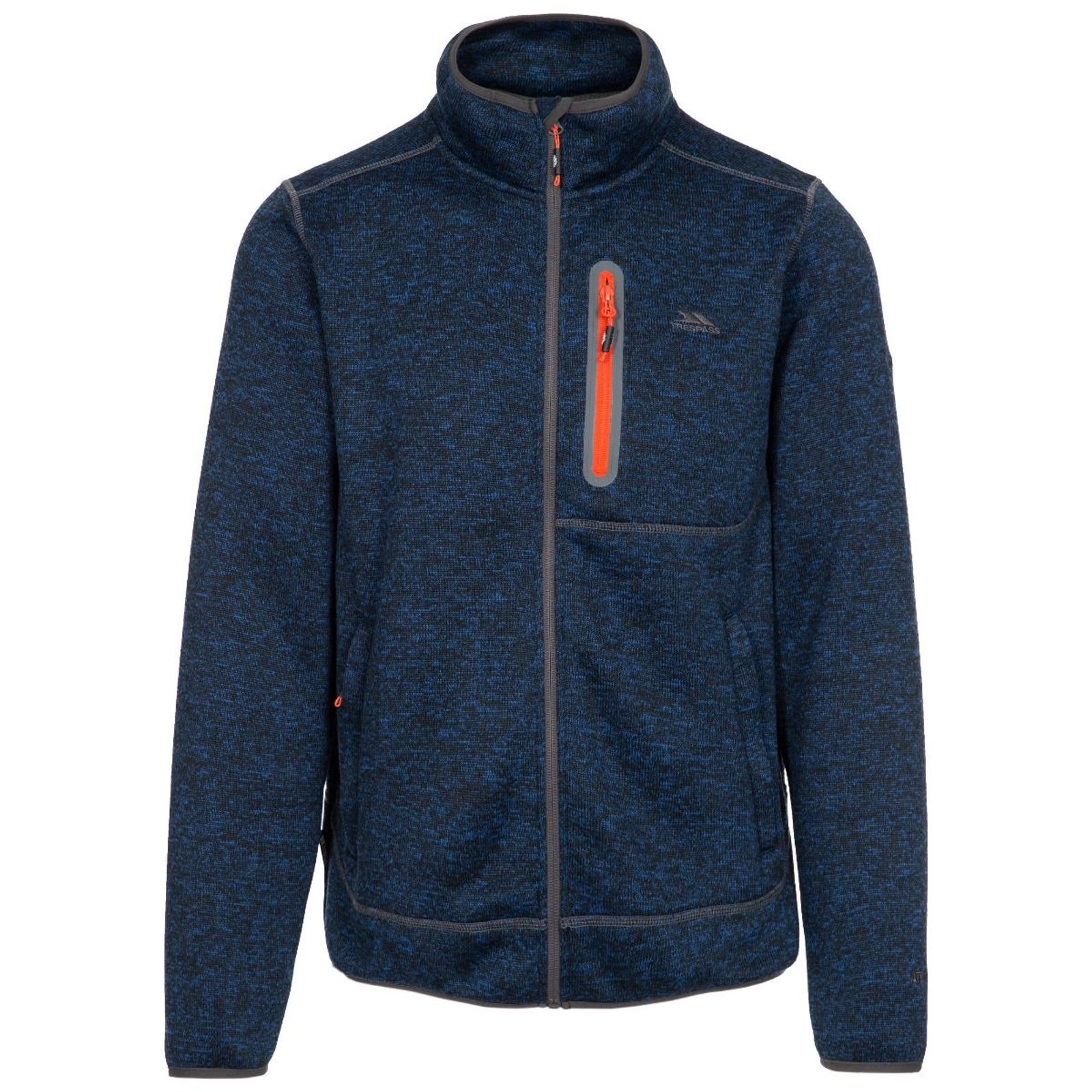 Trespass Men's   Navy Fleece Jacket Bingham Polyester Marl in Size XXL, BrandAlley