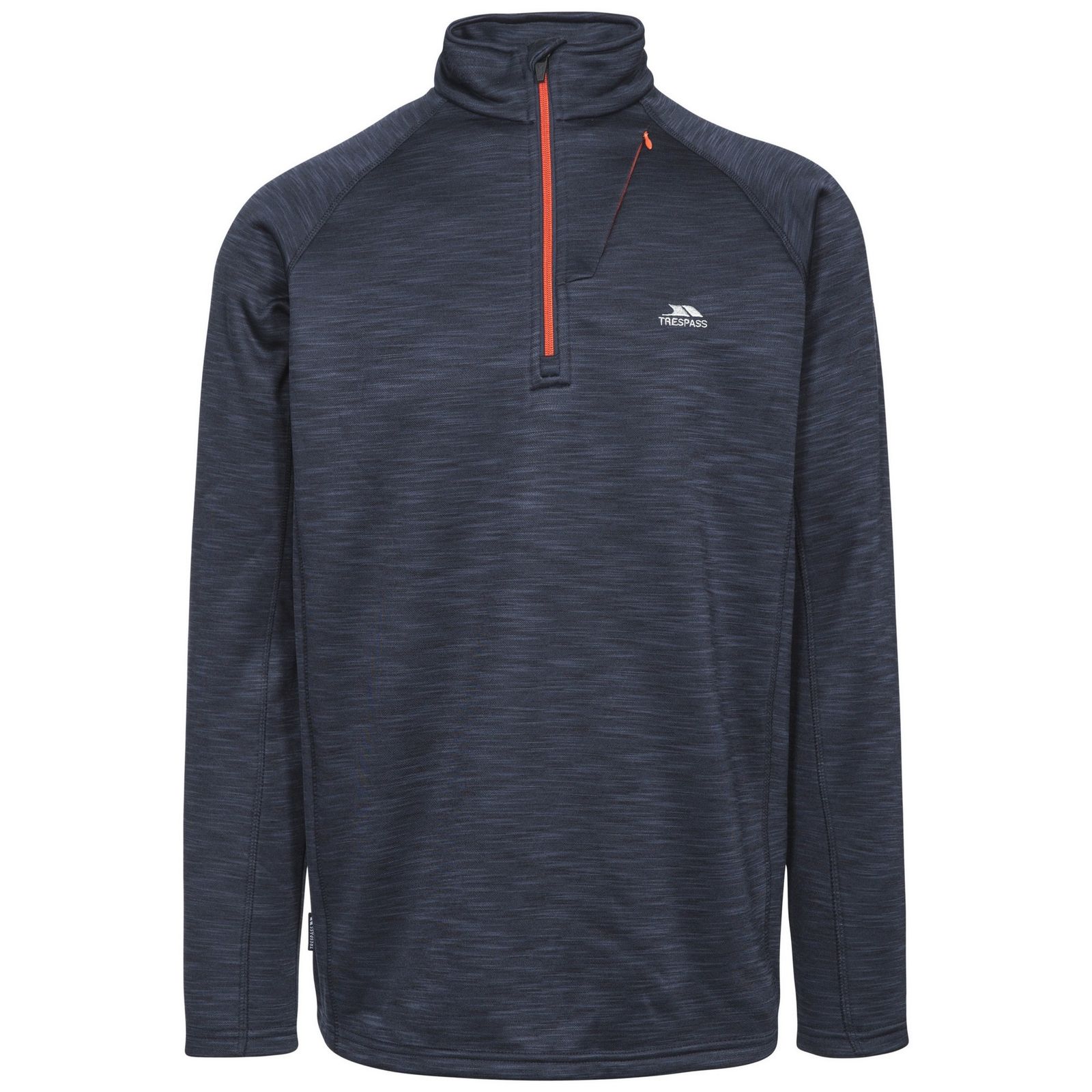 Fleece Top Collins Polyester Navy Marl
