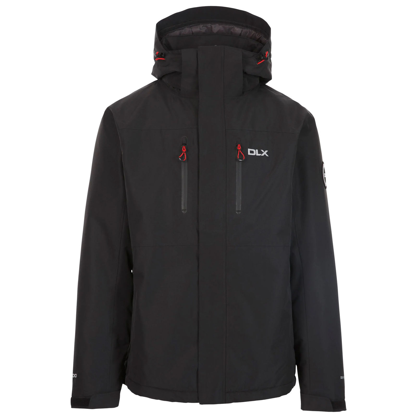 Trespass Men's   Black Waterproof Jacket Oswarm Polyamide in Size L, BrandAlley