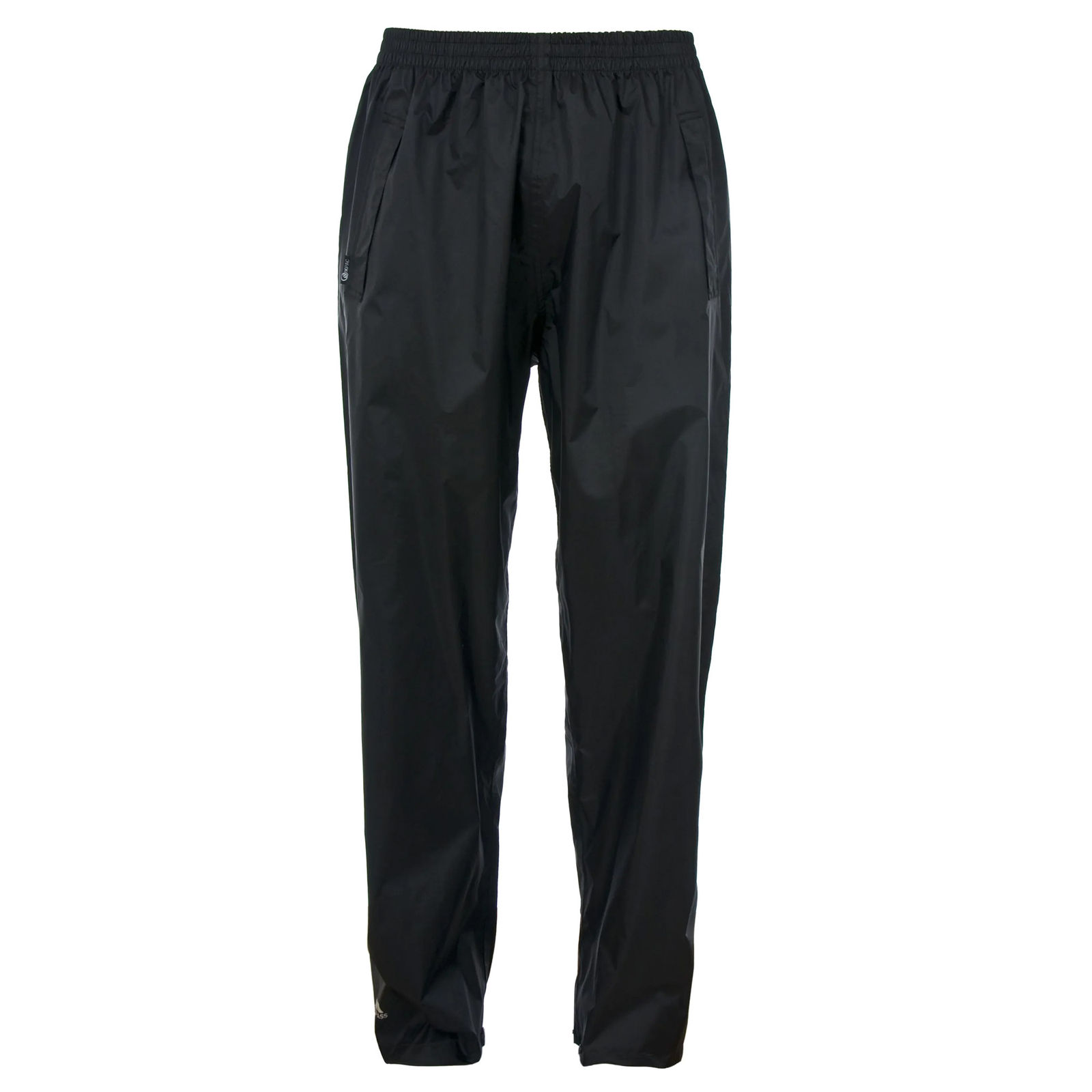 Trespass Men's   Black Adults Qikpac Overtrousers/Bottoms in Size XL, BrandAlley