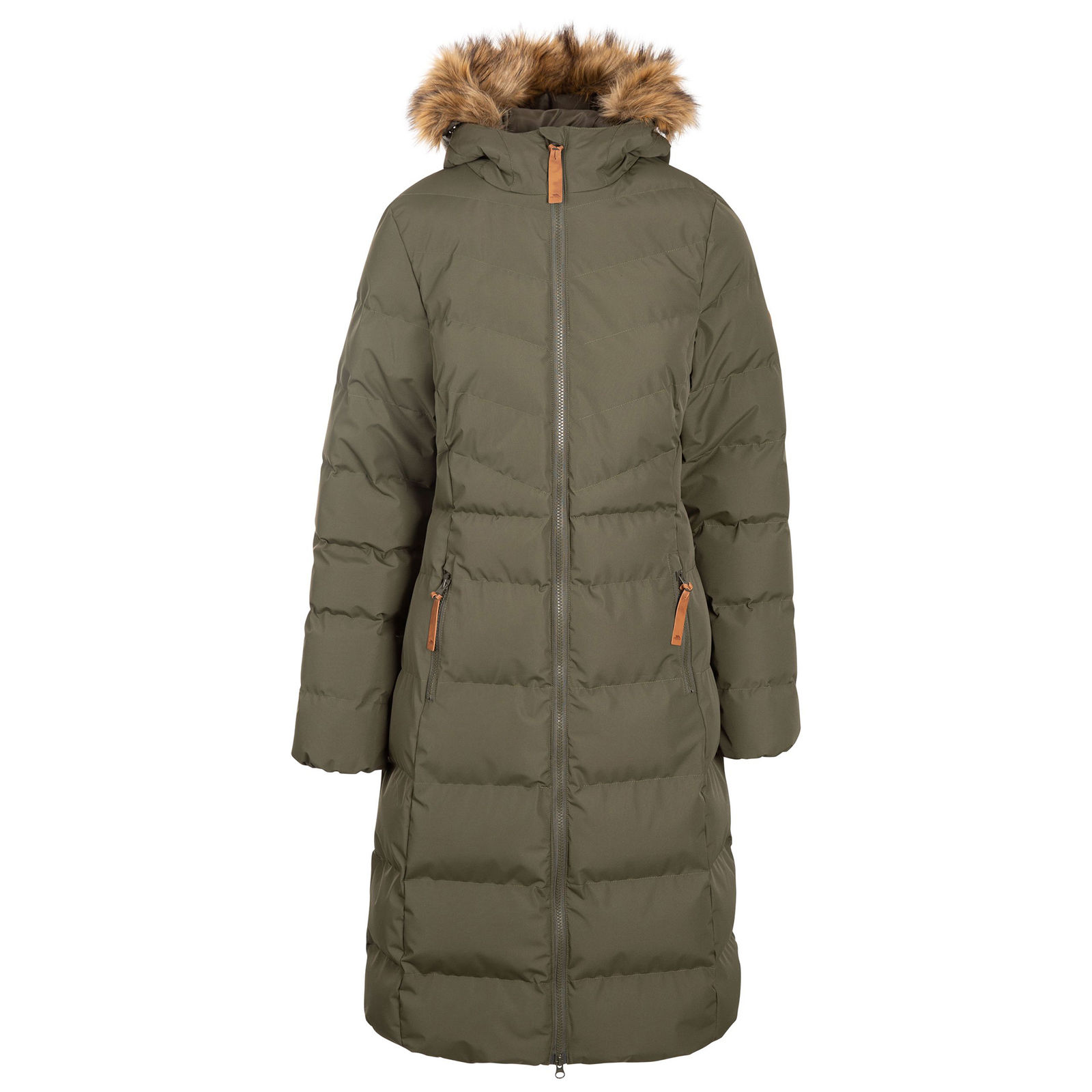 Trespass Women's   Green Padded Jacket Audrey Polyester Dark Vine in Size XXL, BrandAlley