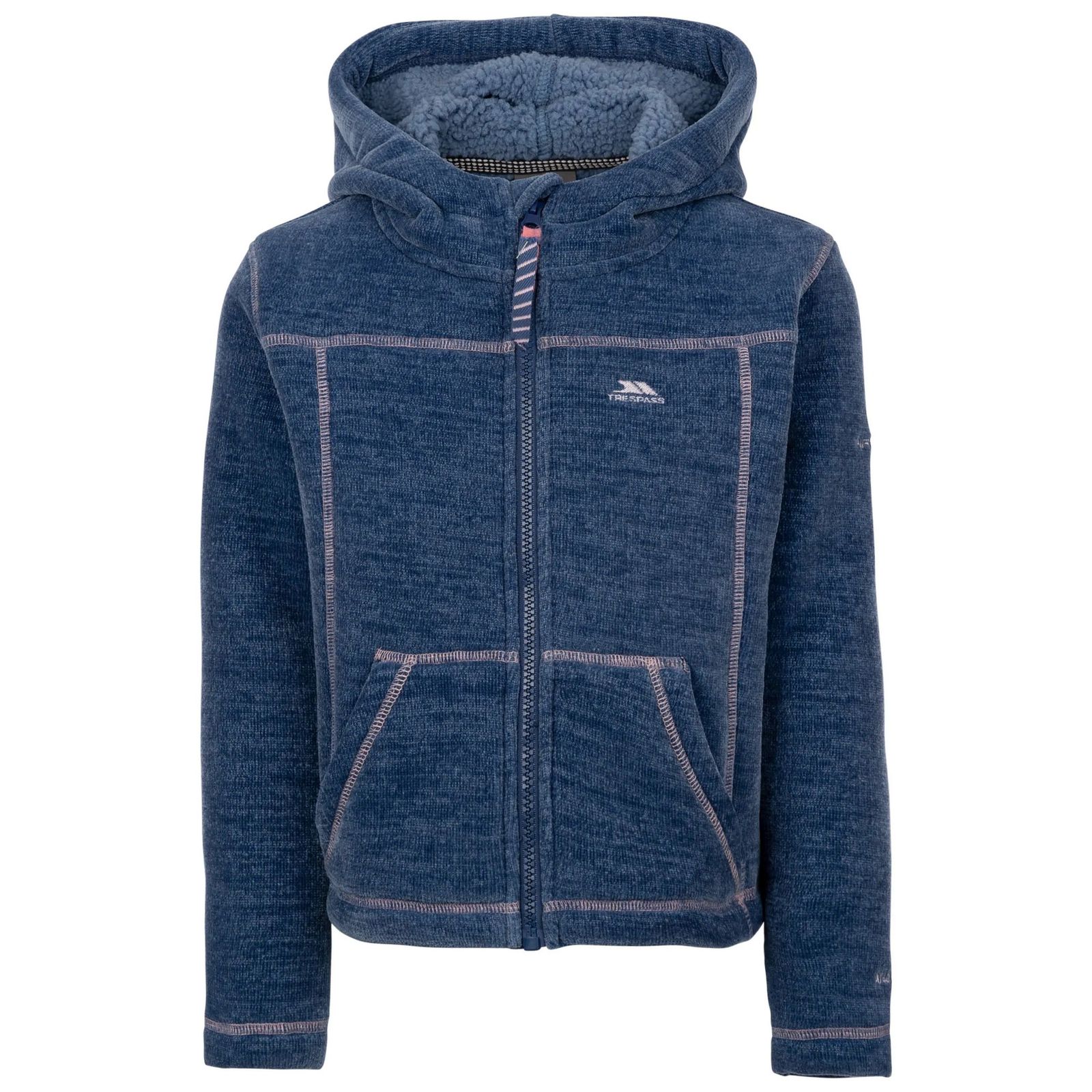 Fleece Jacket Cossie Polyester Denim Blue