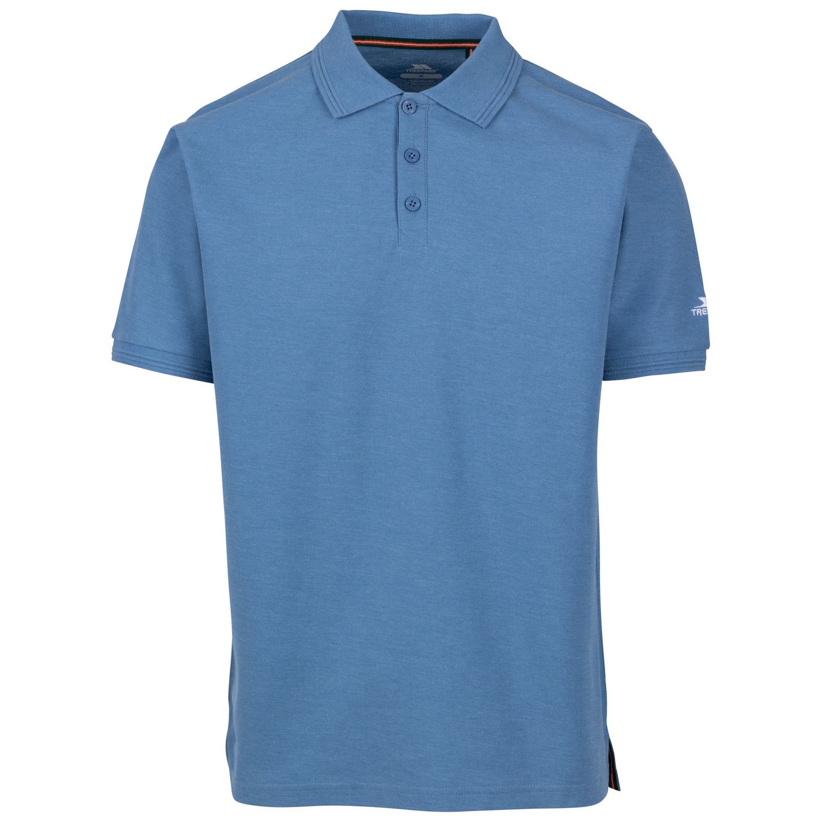 Trespass Men's   Blue Polo Shirt Brave Cotton Denim in Size XXL, BrandAlley
