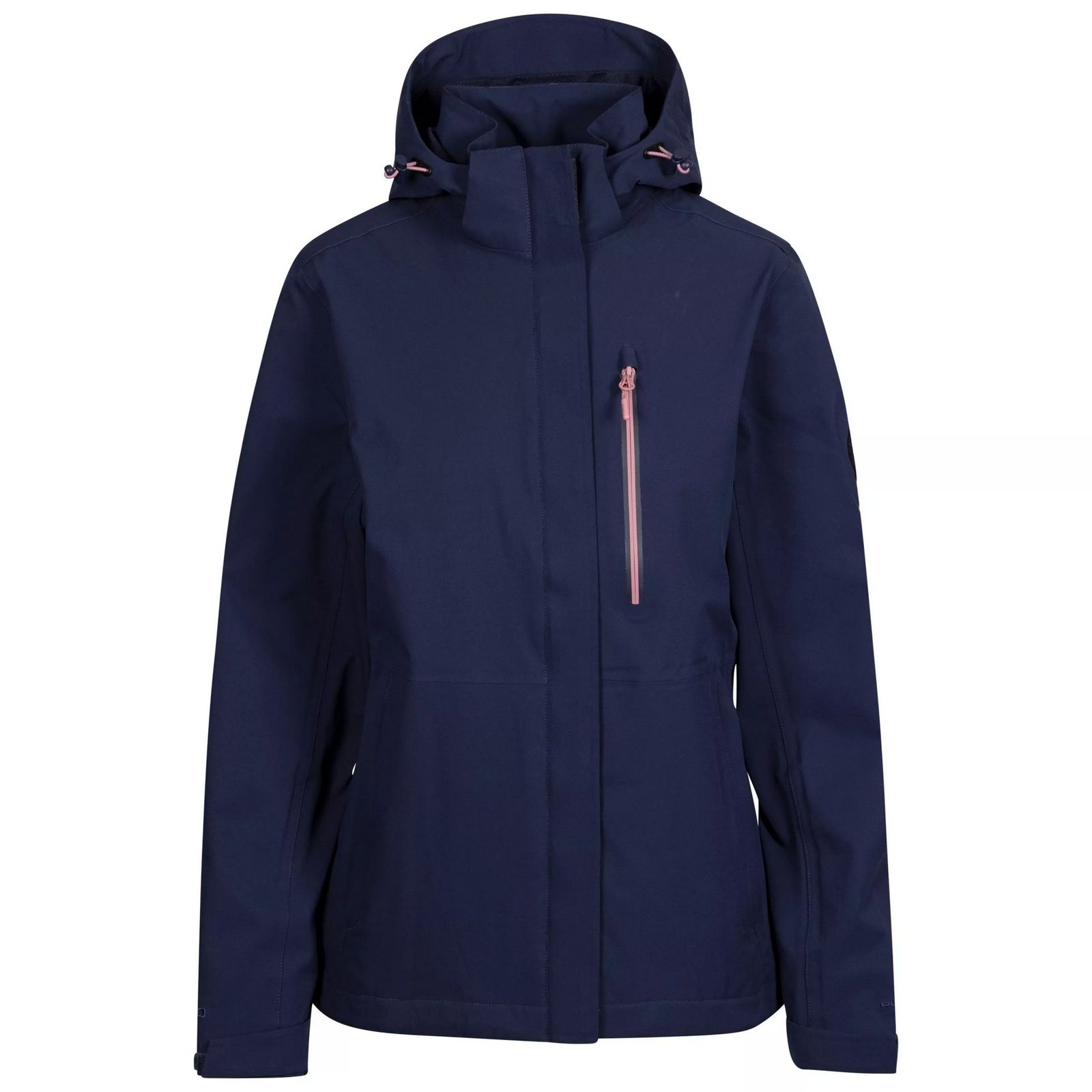 Trespass Women's   Navy Waterproof Jacket Katya Mixed in Size L, BrandAlley