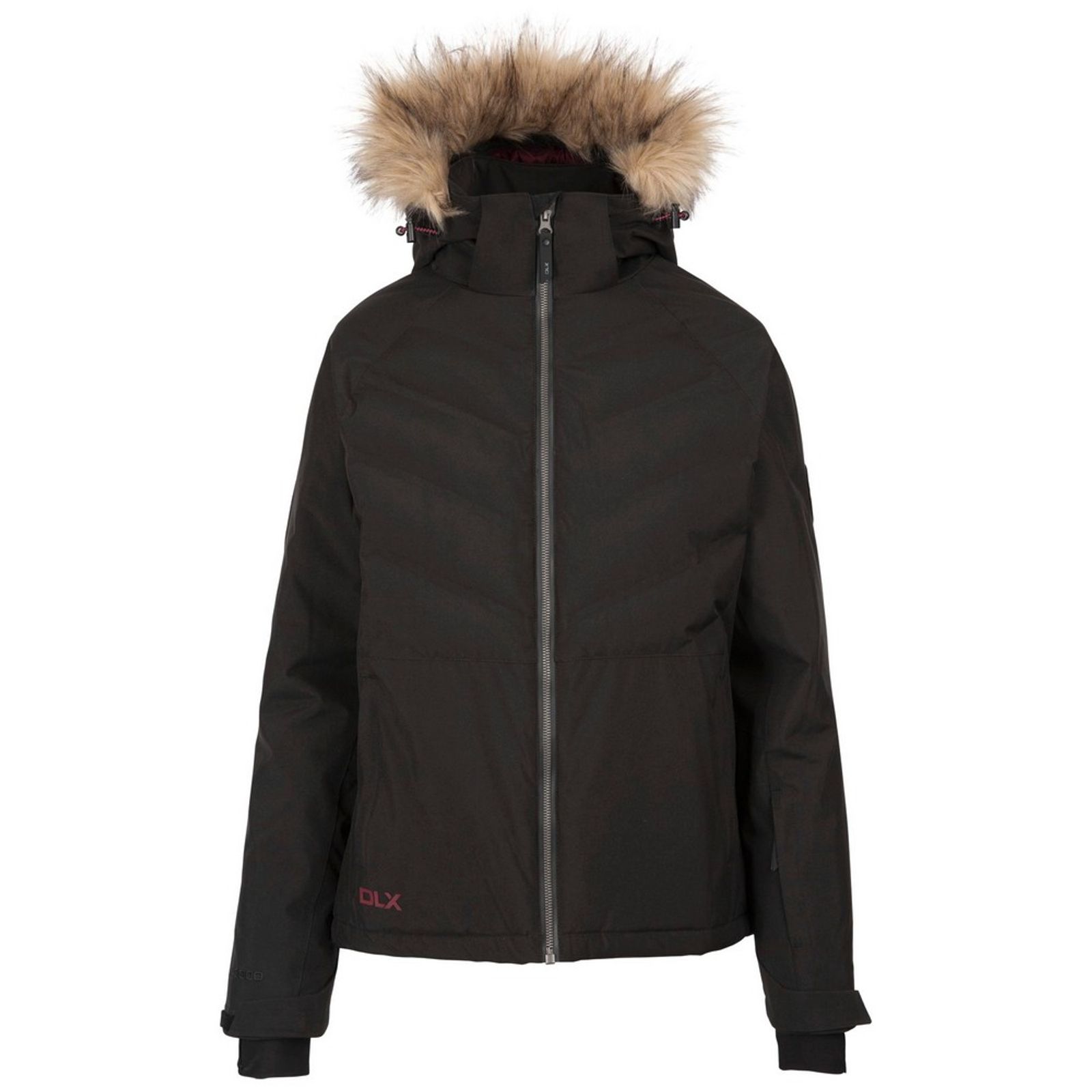 Trespass Women's  Ski Jacket Gaynor Polyester Black in Size XXL, BrandAlley