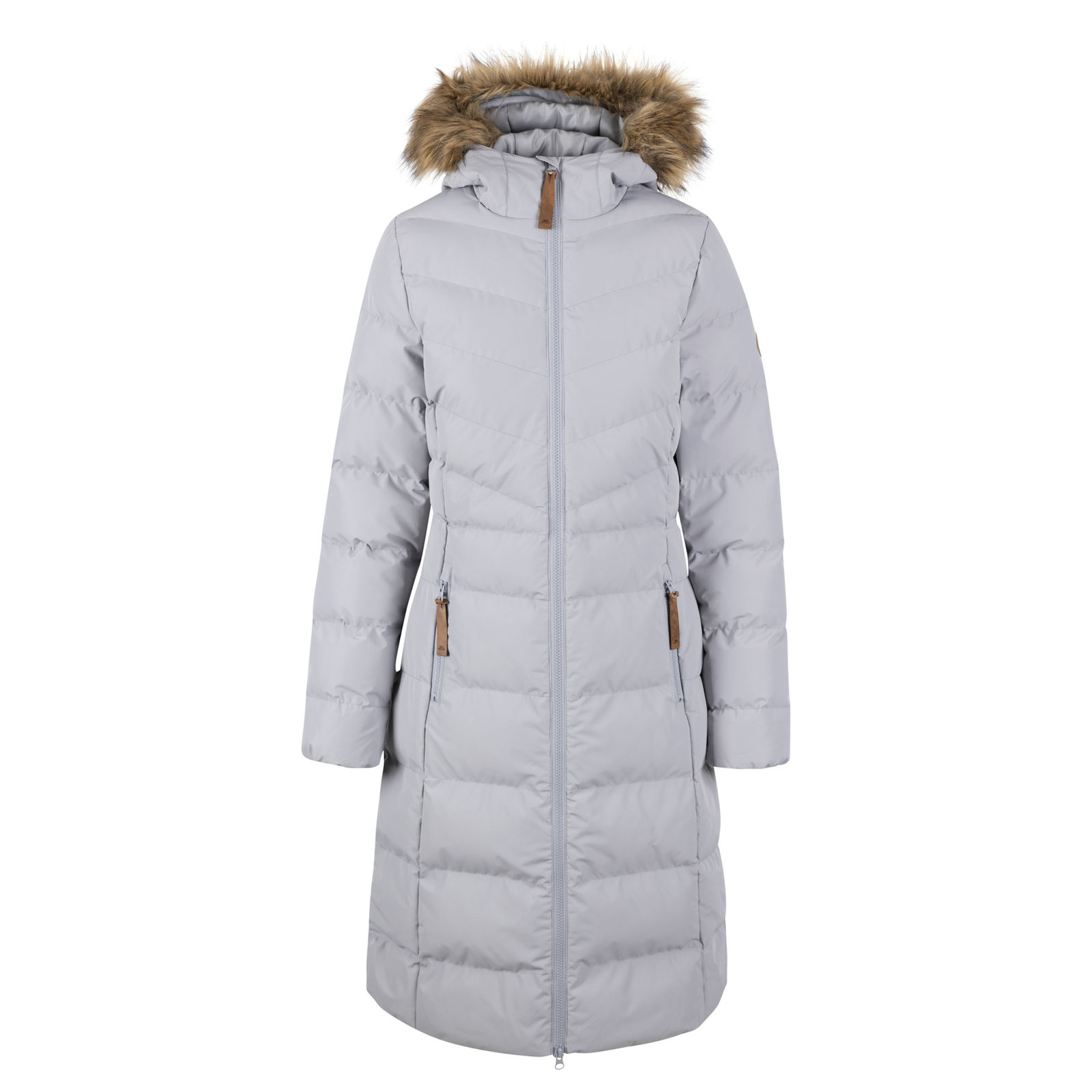 Trespass Women's  Padded Jacket Audrey Polyester Platinum in Size M, BrandAlley