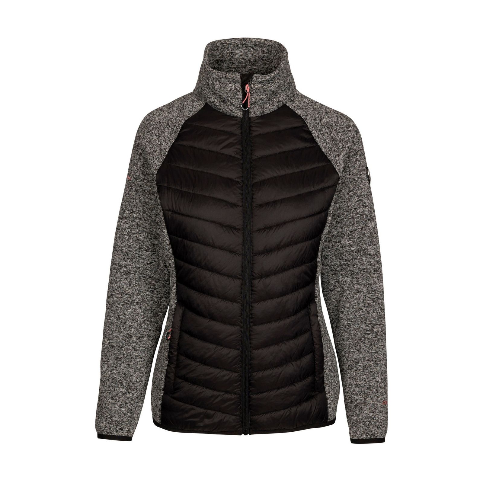 Trespass Women's  Fleece Jacket Rita Polyamide Grey Marl in Size S, BrandAlley