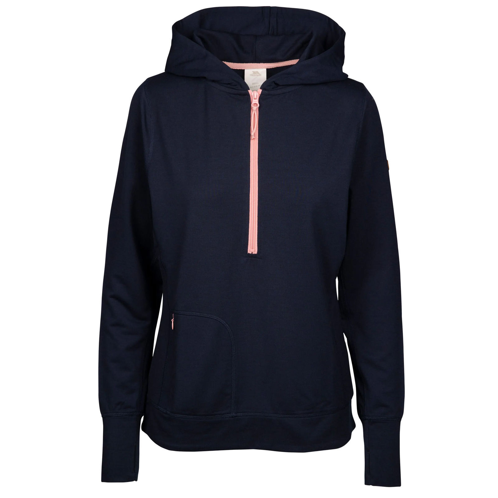 Hoodie Zia Polyester Navy Marl