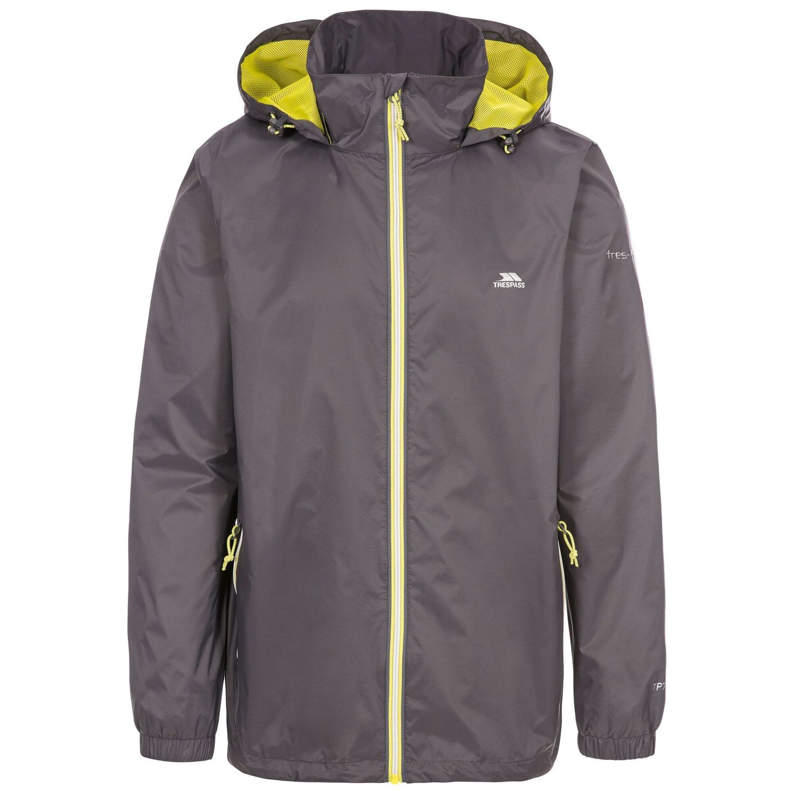 Trespass Men's   Grey Waterproof Jacket Briar Polyester Carbon in Size XL, BrandAlley
