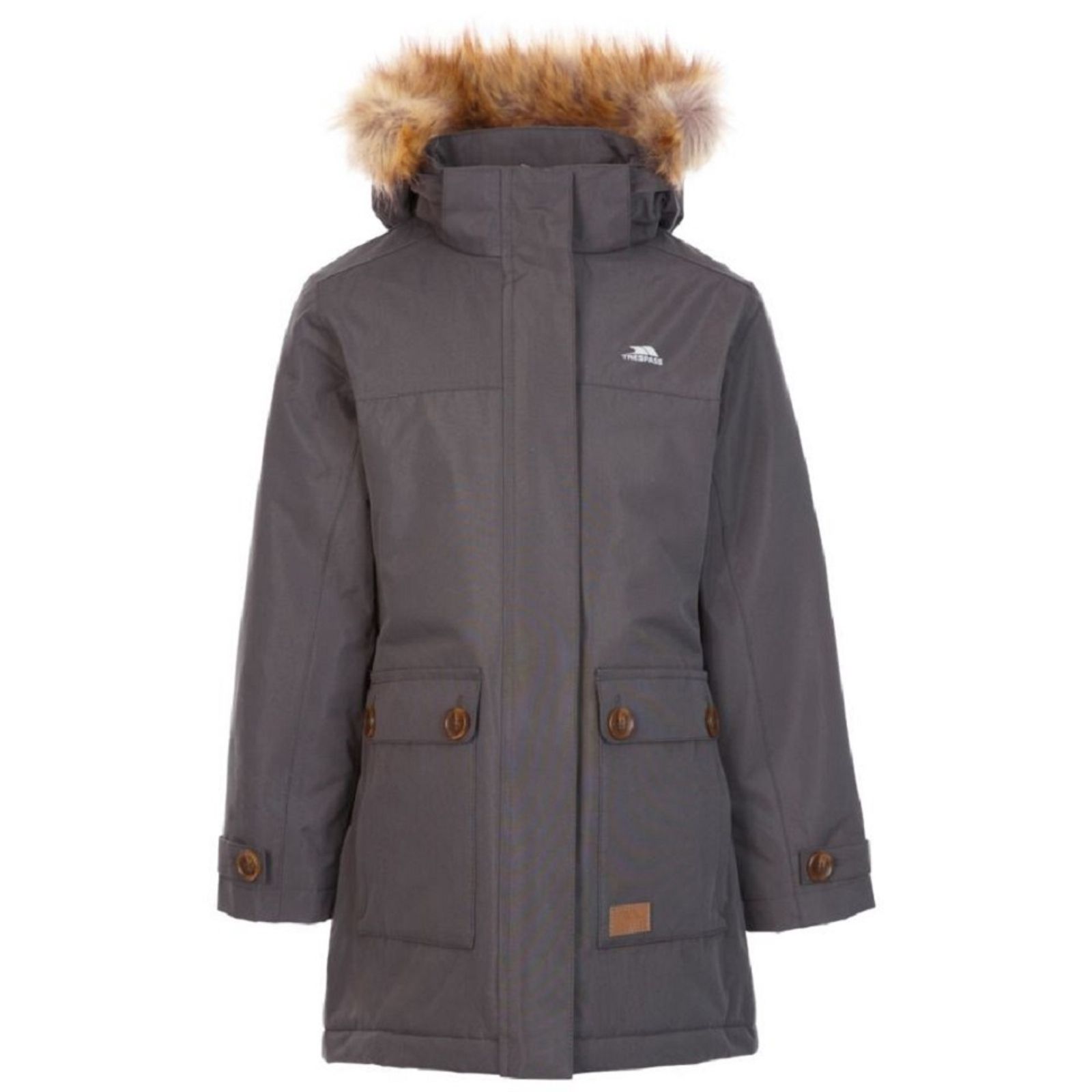 Waterproof Jacket Rhoda Polyester Dark Grey