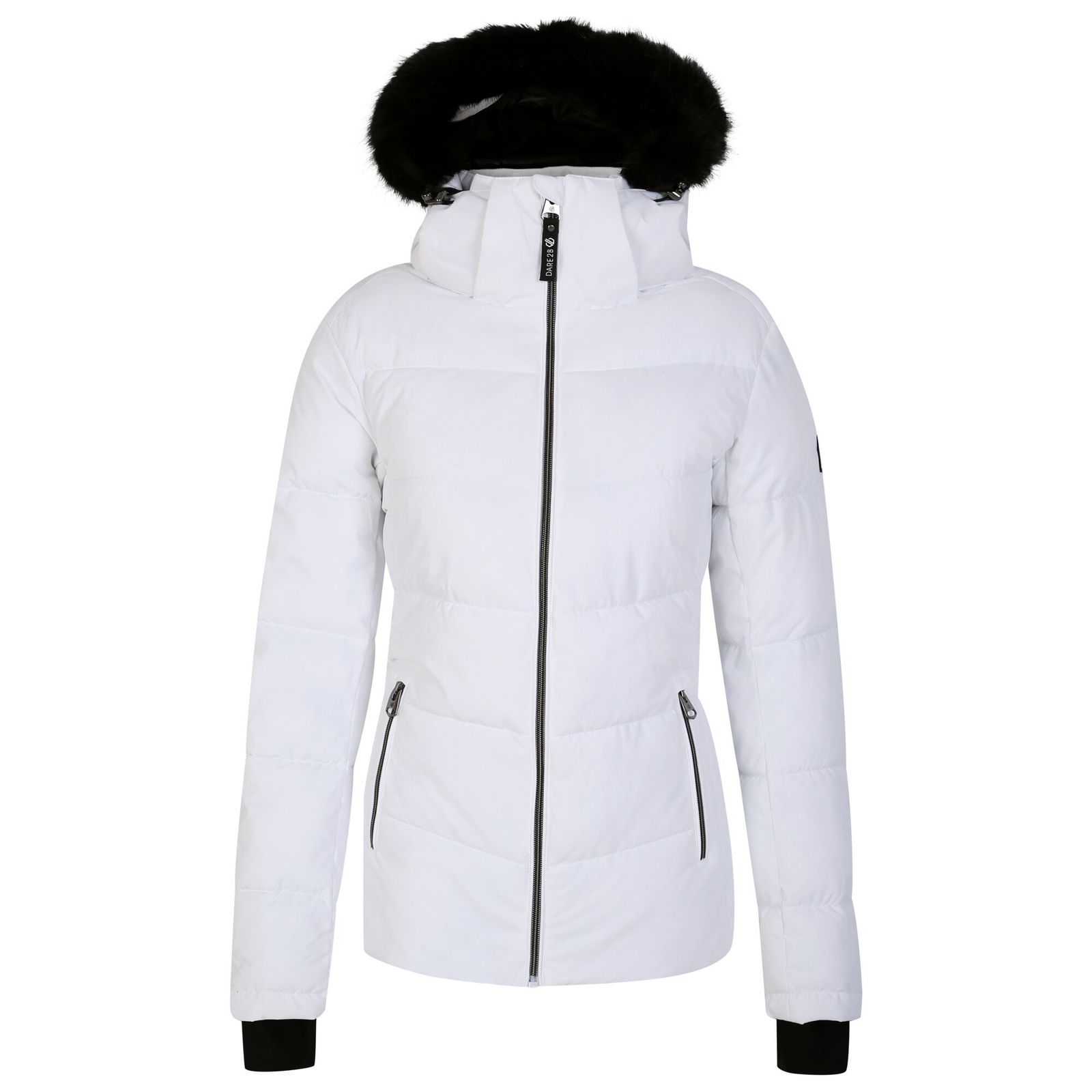 Womens/Ladies Glamourize IV Ski Jacket White