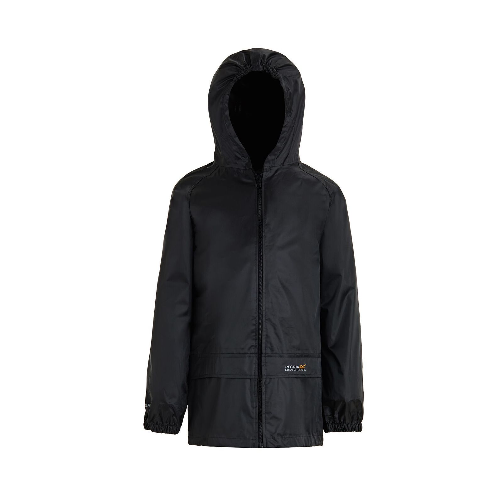 Regatta Men's   Black Waterproof Jacket Stormbreak Polyester in Size 5/6 Years, BrandAlley