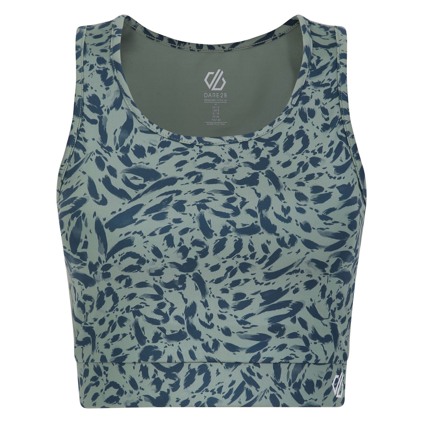 Sports Bra Fleur East Move Polyester Lilypad Green