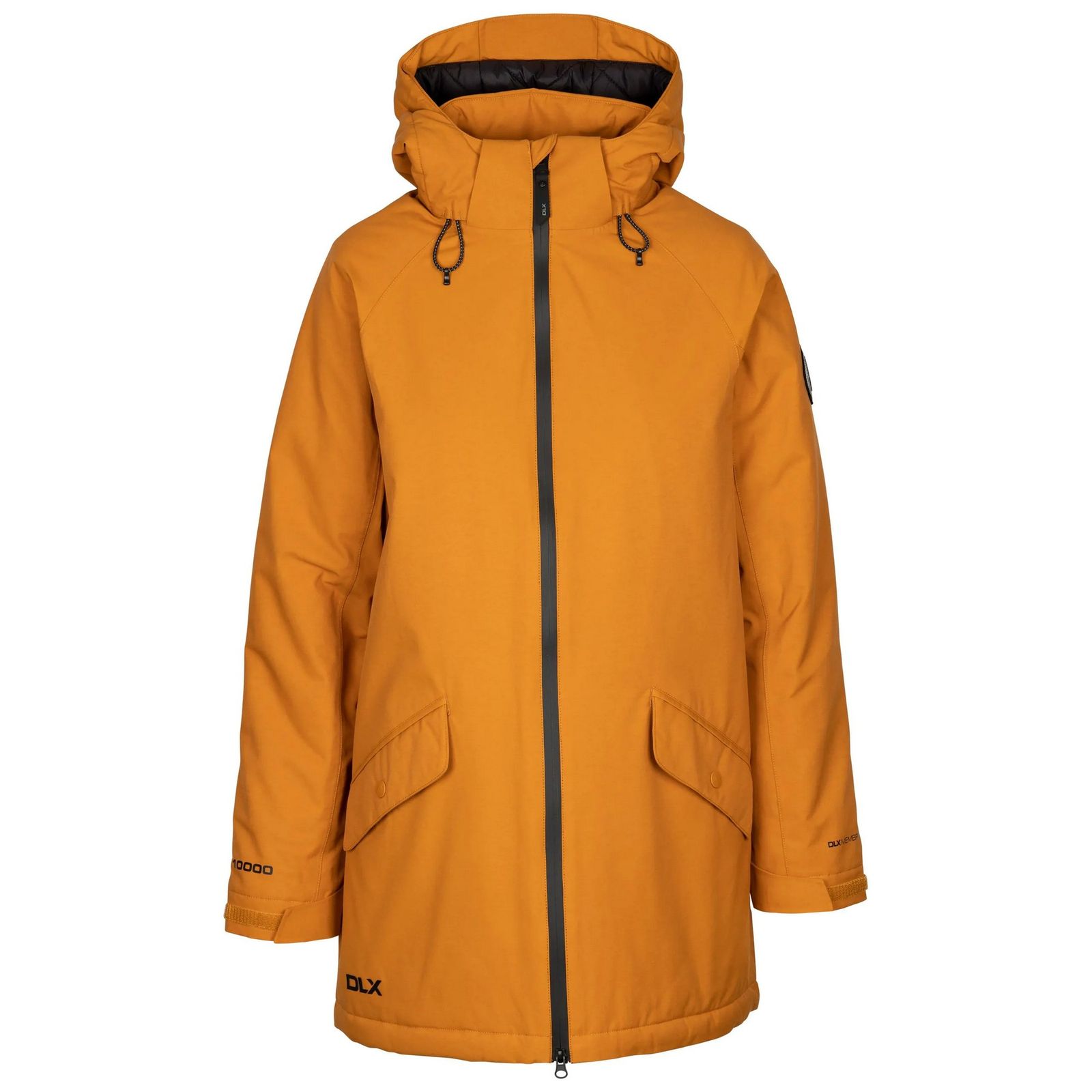Trespass Women's   Orange Waterproof Jacket Isabelle Cotton Ginger in Size L, BrandAlley