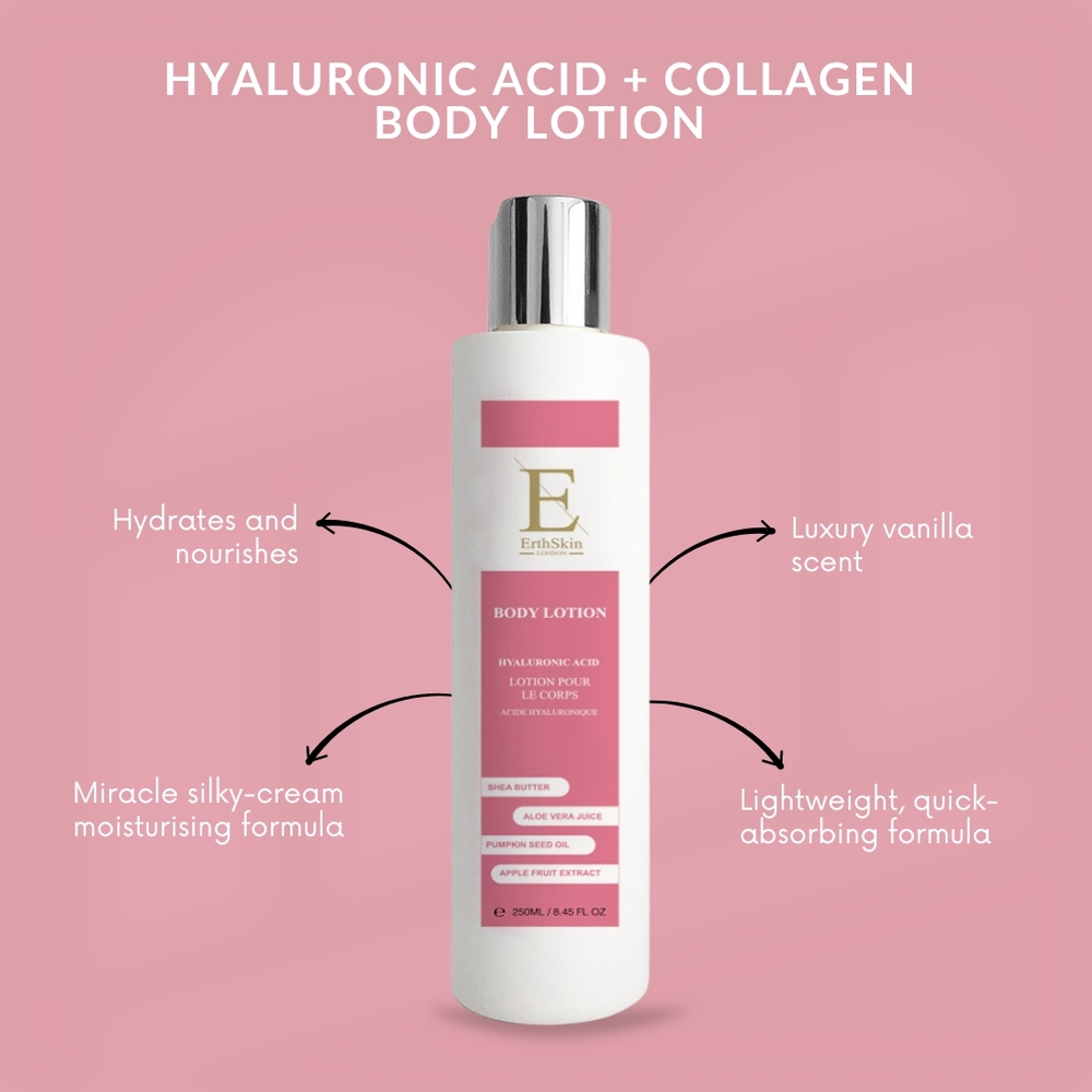 Erth Skin London   Hyaluronic Acid + Collagen Body Lotion 250ml , BrandAlley