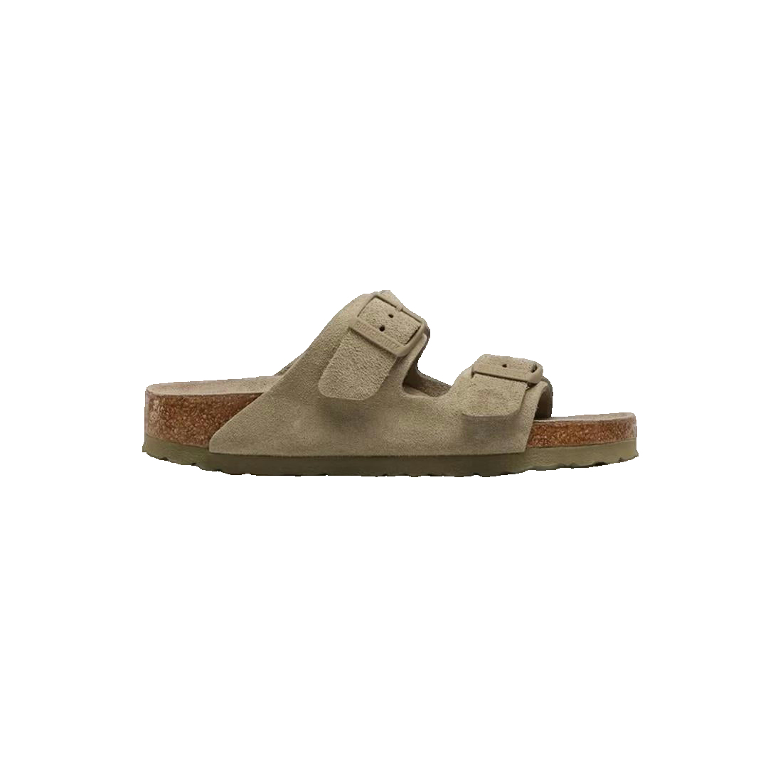 Unisex Faded Khaki Arizona Suede Sandals Unisex Faded Khaki Arizona Suede Sandals