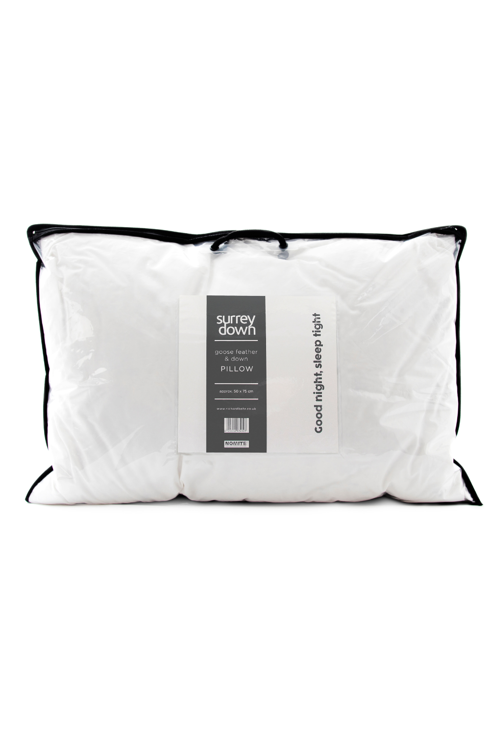 Surrey Down   Goose Feather & Down Soft Pillow, BrandAlley