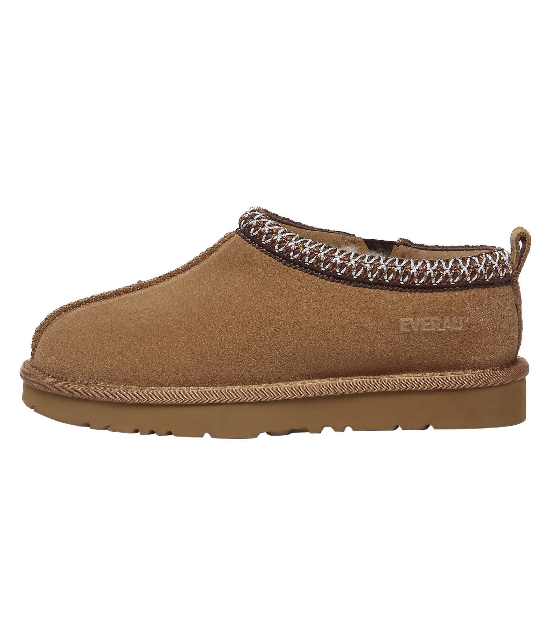 Everau Men's  Wigeon Leather Slippers in Size 5, BrandAlley