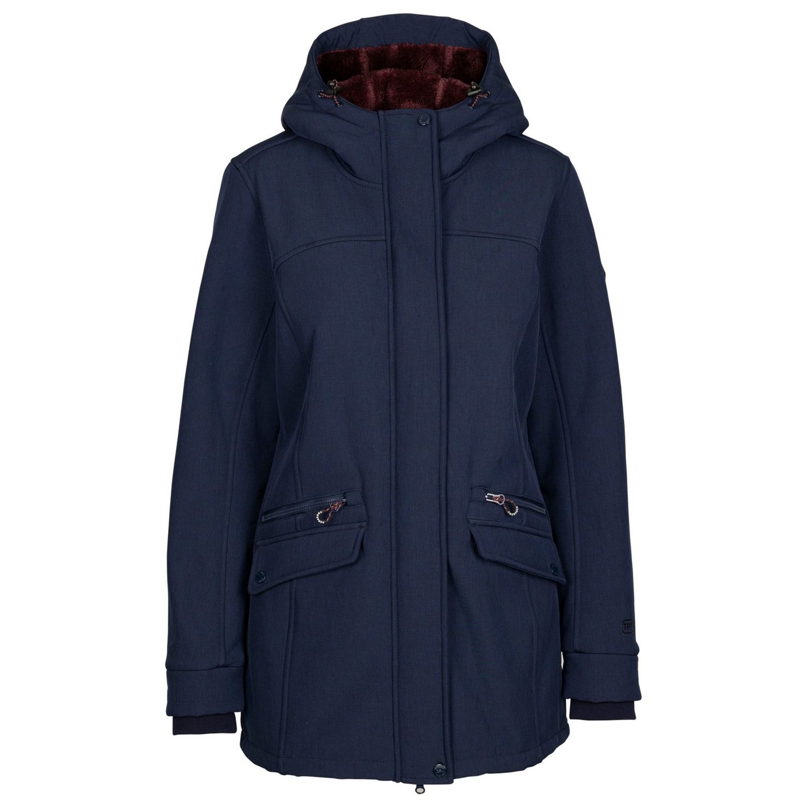 Trespass Women's   Navy Soft Shell Jacket Anza Polyester in Size S, BrandAlley
