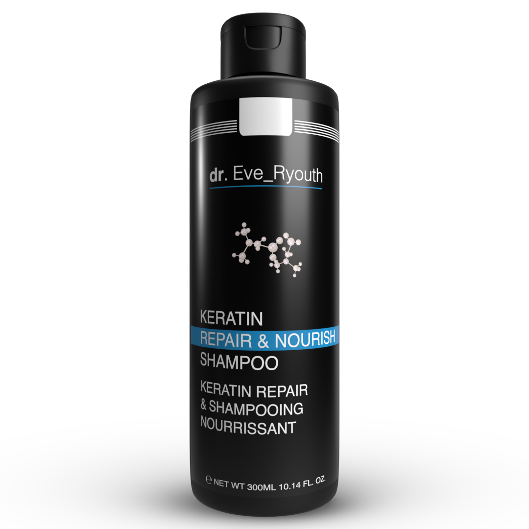 Dr Eve_Ryouth    Black Keratin Repair & Nourish Shampoo 300 Ml , BrandAlley