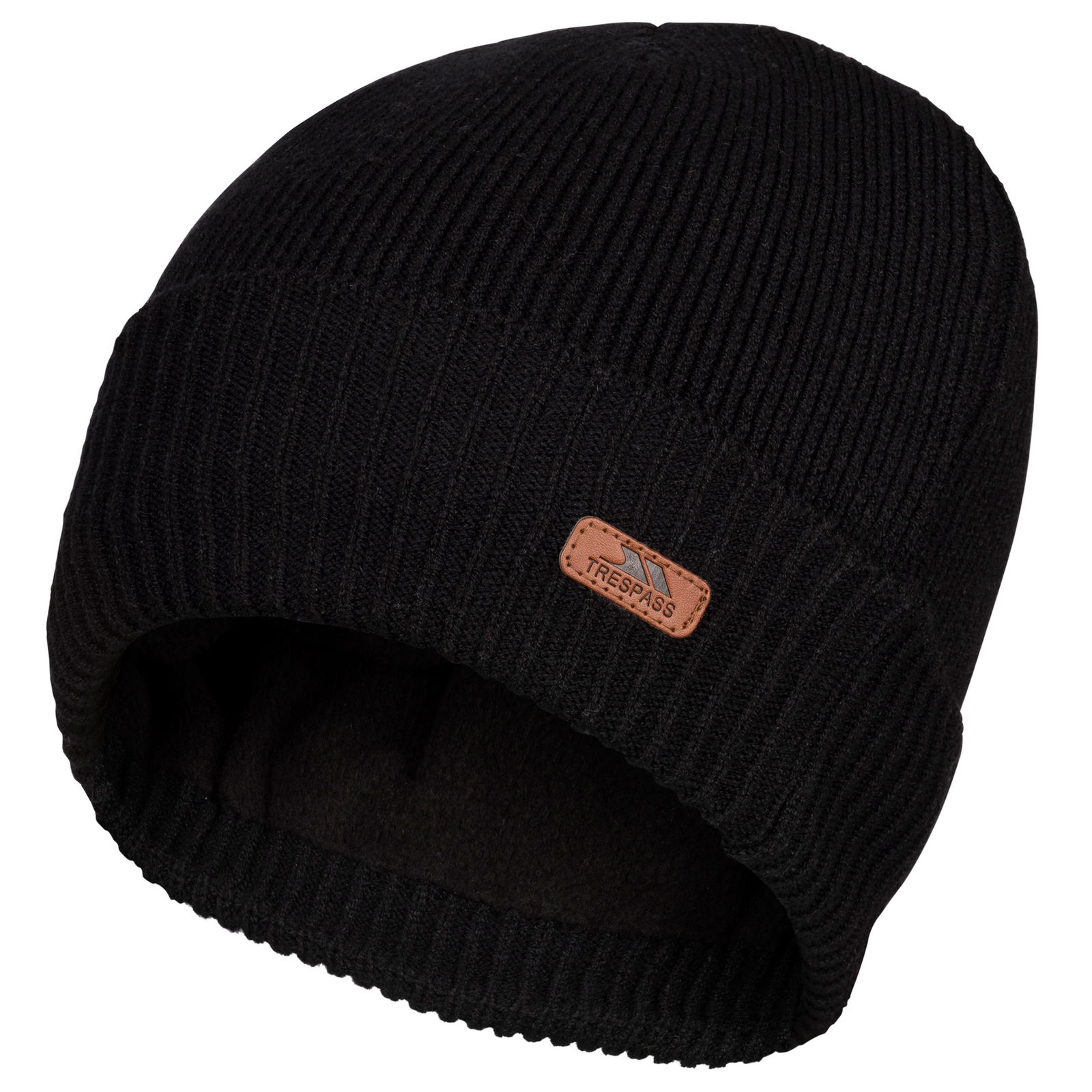 Trespass Men's  Beanie Chuck Mixed Black in Size L/XL, BrandAlley