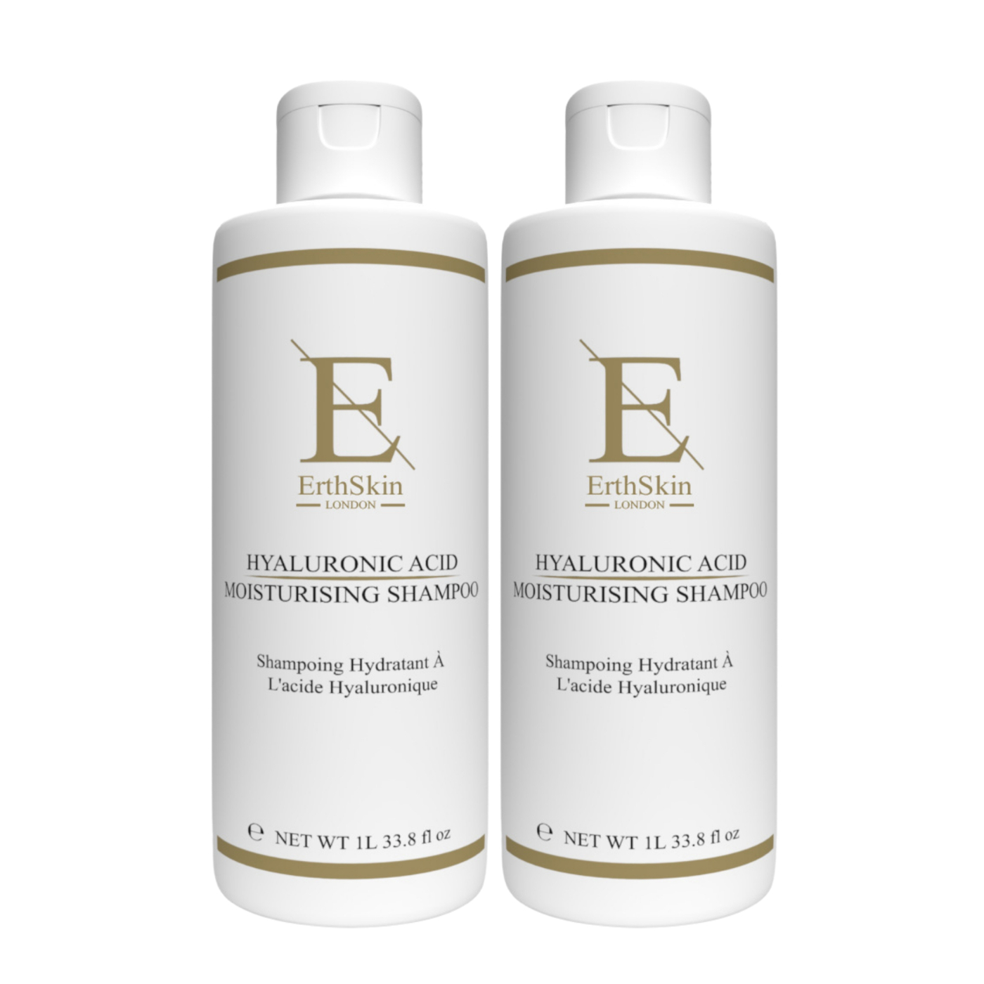 Erth Skin London   2x Hyaluronic Acid Moisturising Shampoo  1L , BrandAlley