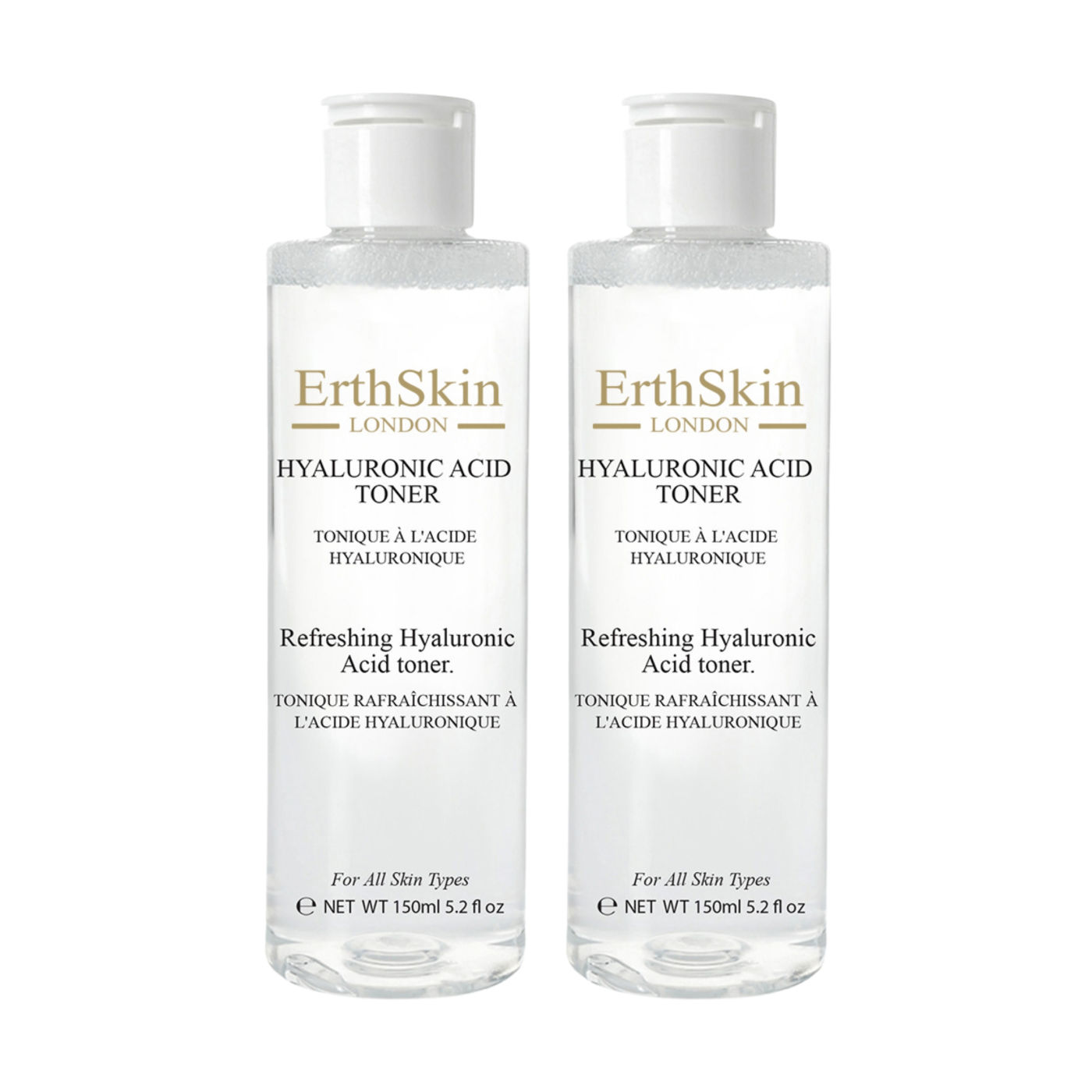 Erth Skin London   2 X Refreshing Hyaluronic Acid Toner 150ml , BrandAlley