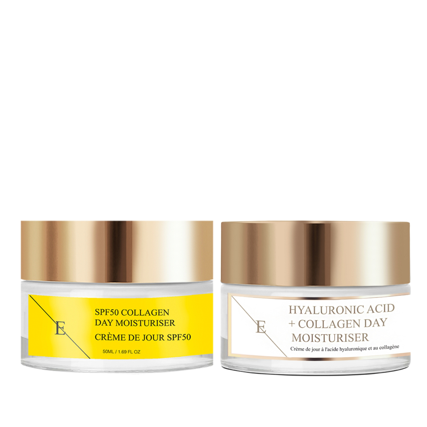 Erth Skin London   Marine Collagen  SPF50 Day Cream 50ml + Hyaluronic acid & Collagen Day Cream 50ml , BrandAlley
