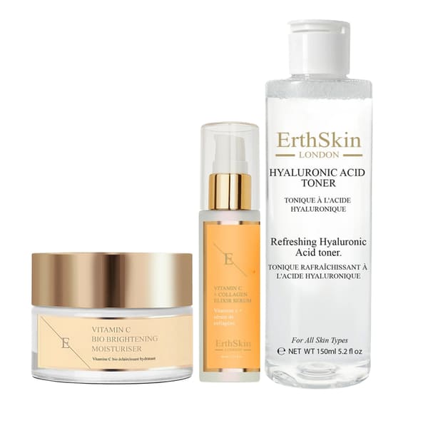 Erth Skin London   Vitamin C Bio Brightening Moisturizer 50ml + Toner 150ml + Vitamin C + Elixir Serum 60ml BFG , BrandAlley