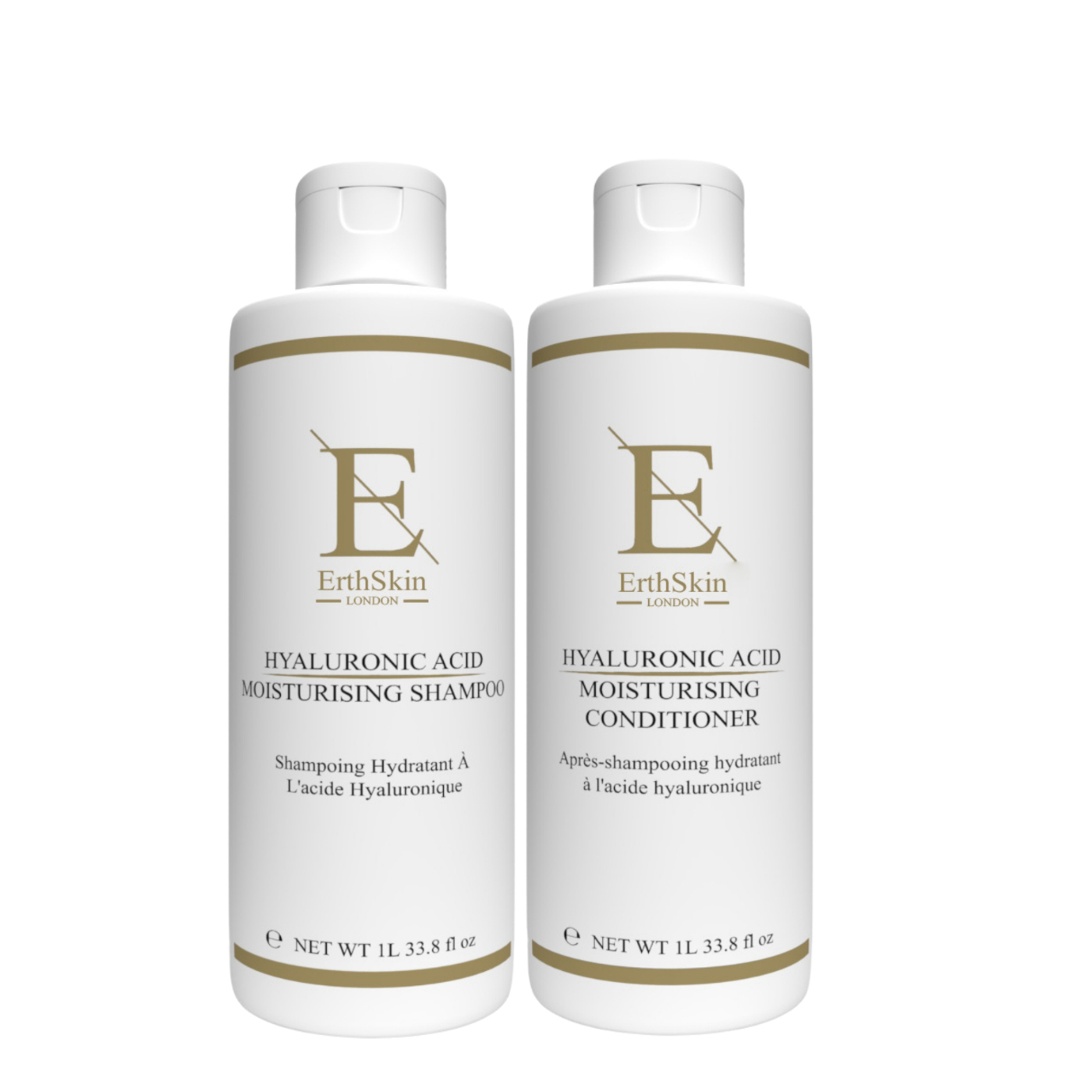 Erth Skin London   Hyaluronic Acid Moisturising Shampoo 1L + Hyaluronic Acid Moisturising Conditioner 1L , BrandAlley