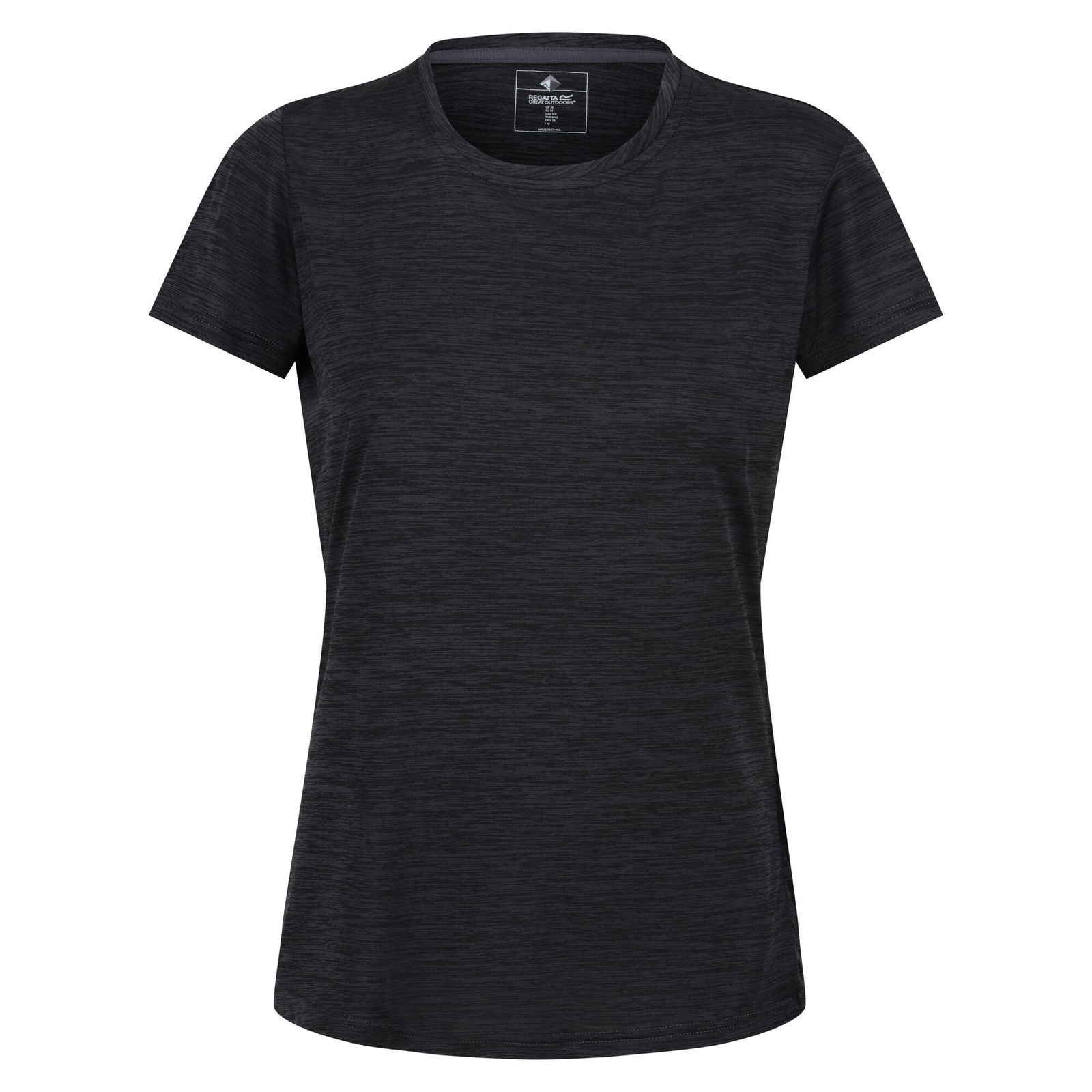 Regatta Women's  T-Shirt Josie Gibson Fingal Edition Polyester Black in Size 8, BrandAlley