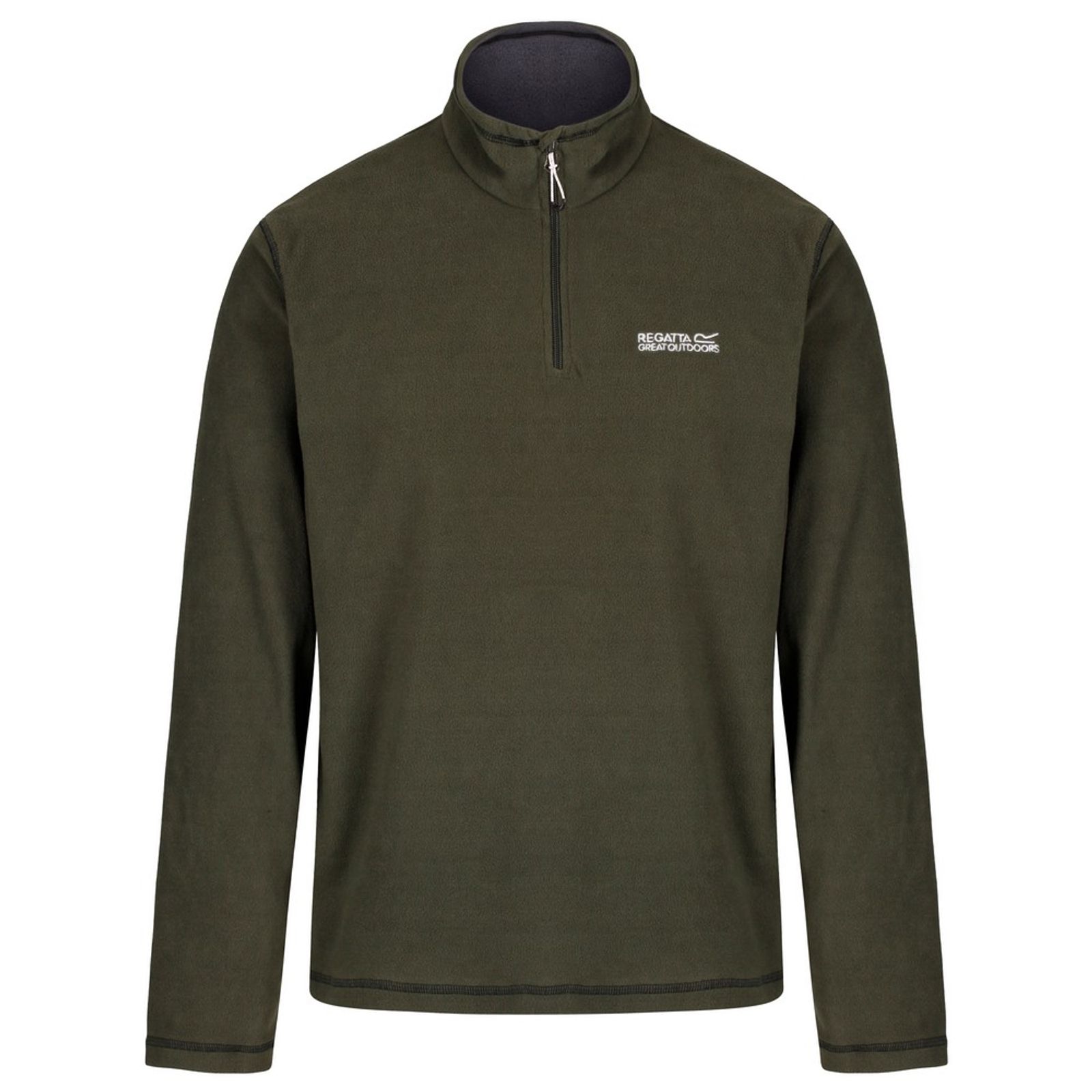 Regatta Men's  Fleece Top Thompson Polyester Dark Khaki in Size 3XL, BrandAlley