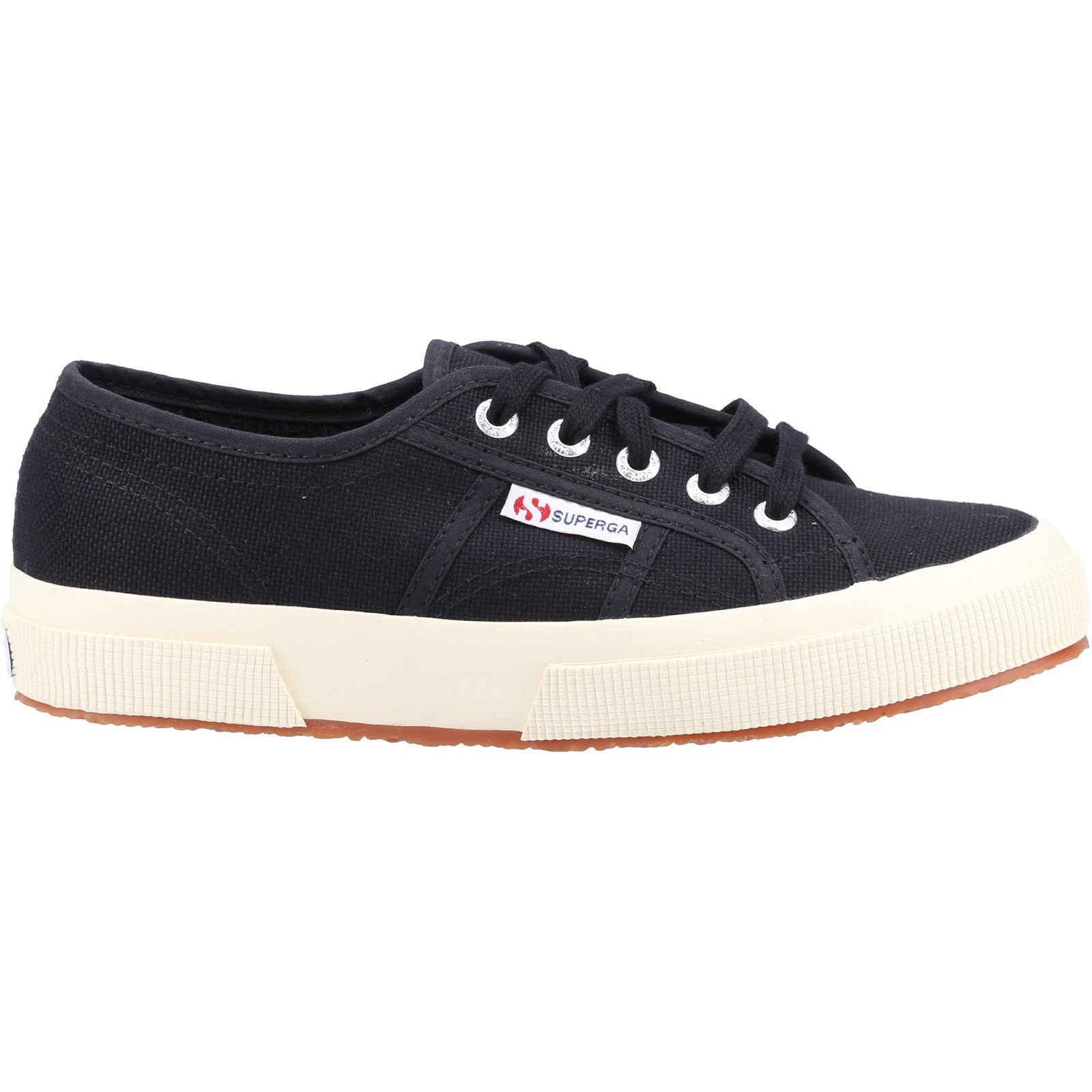 Superga Women's   Black 2750 Cotu Classic Shoes in Size 3, BrandAlley