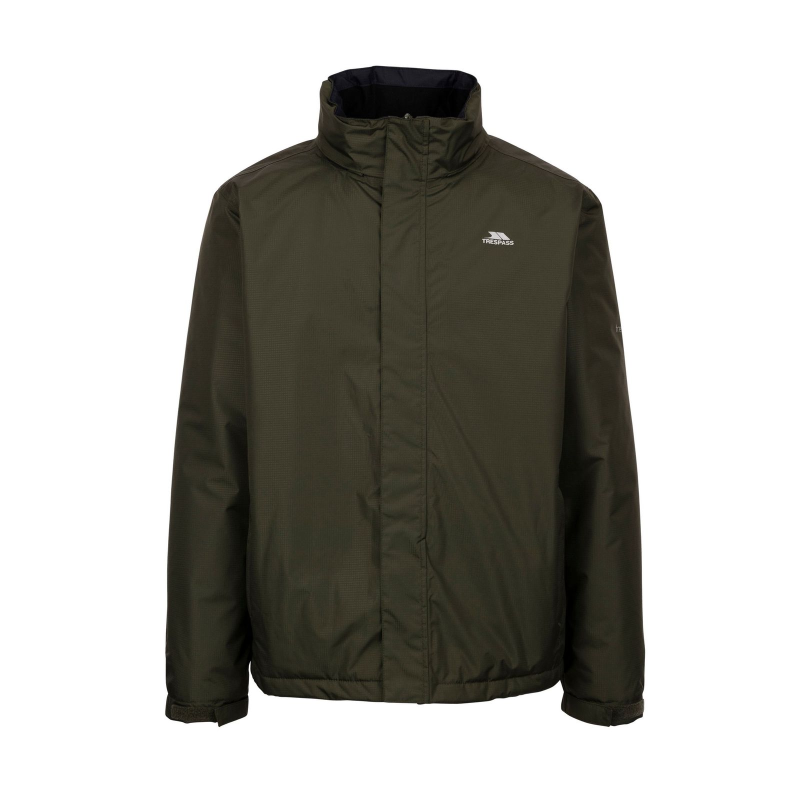 Trespass Men's   Green Padded Jacket Farmcott Polyester Dark Vine in Size XXL, BrandAlley