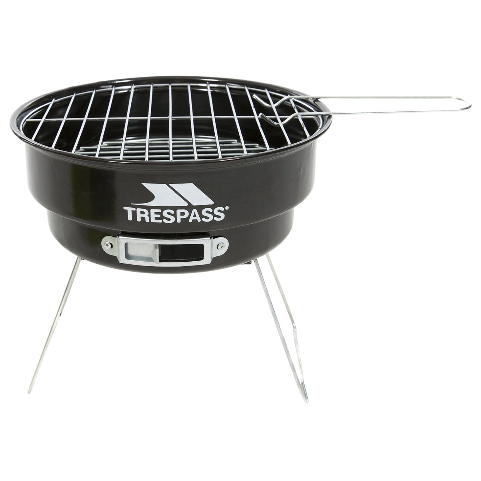 Trespass   BBQ Bucket Barby Metal Black , BrandAlley