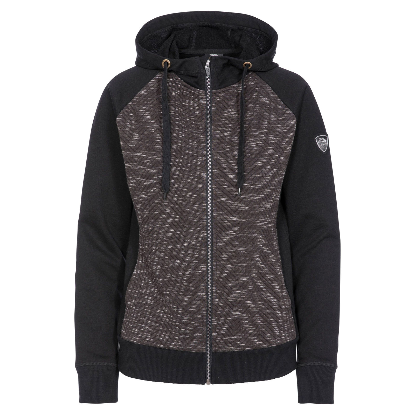 Full Zip Hoodie Mairi Polyester Black