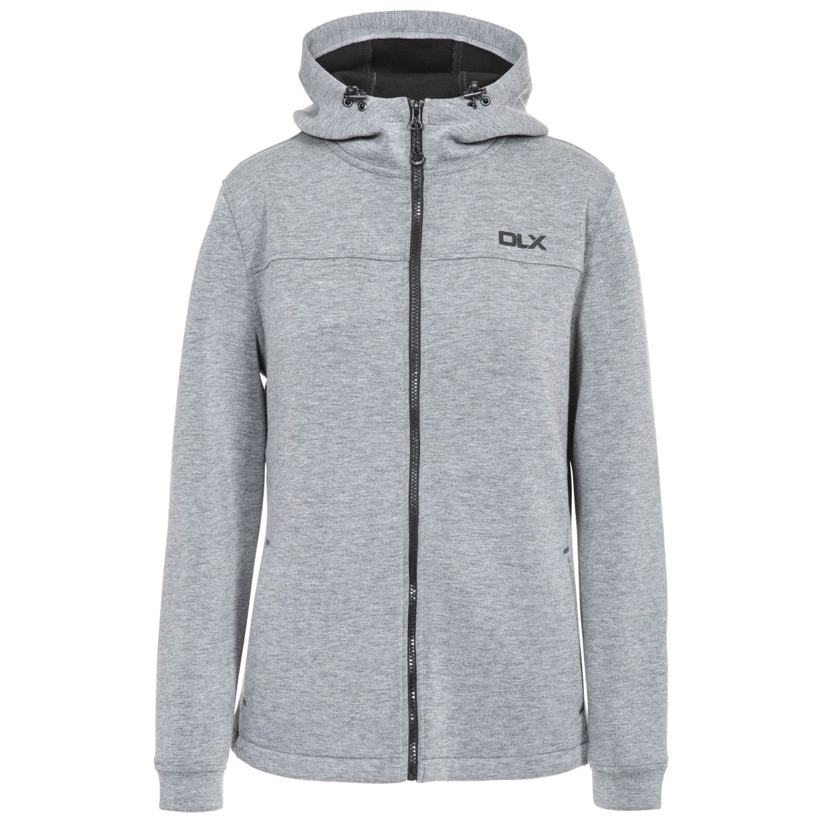 Full Zip Hoodie Tauri DLX Polyester Grey Marl