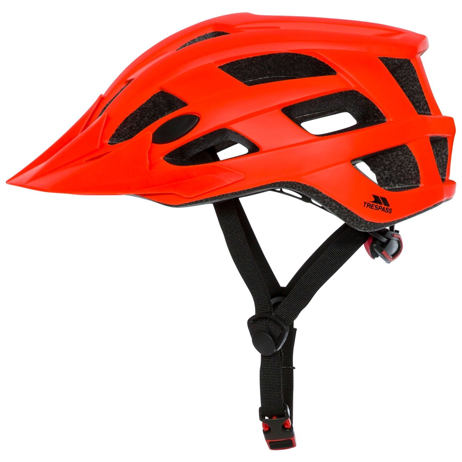 Trespass    Red Commuter Cycling Helmet Zprokit Pc (Polycarbonate) Neon in Size L, BrandAlley