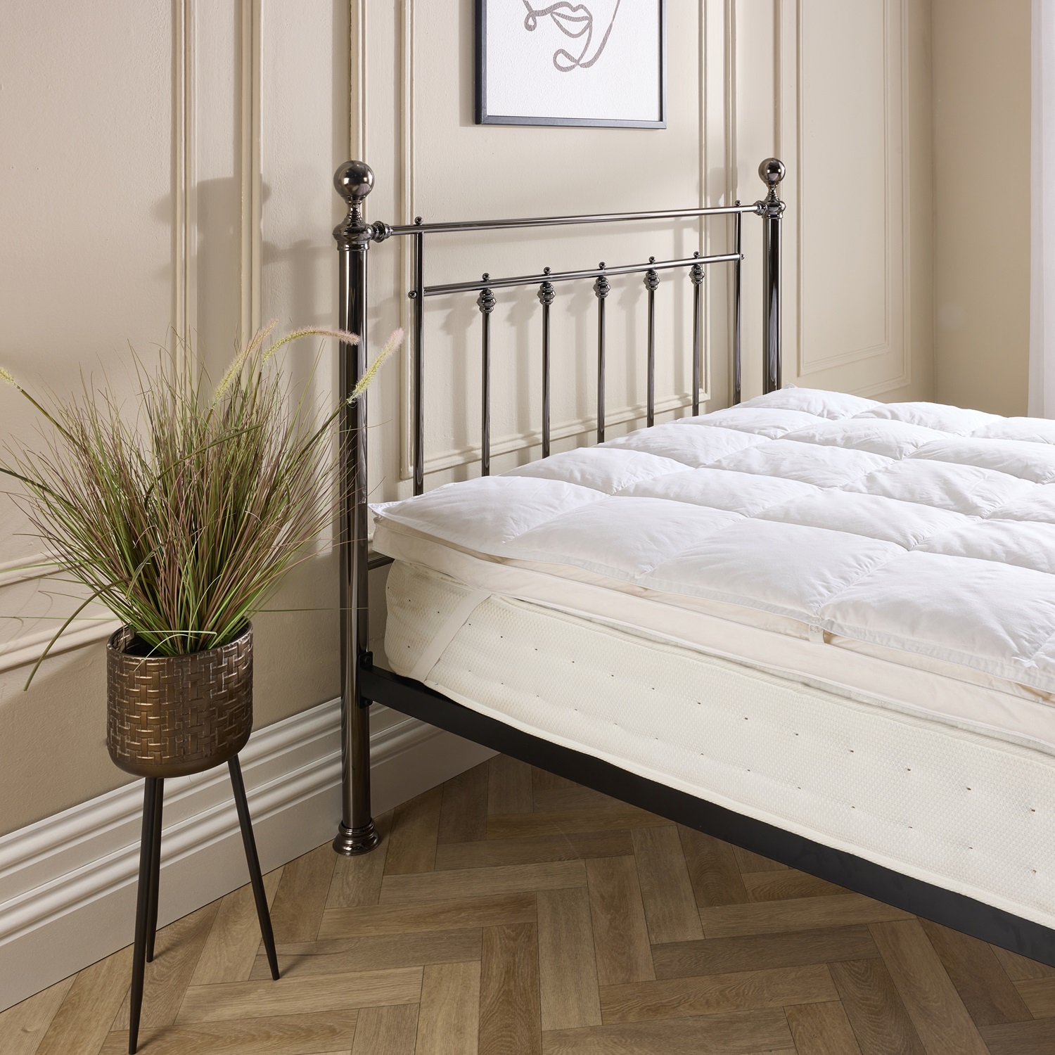 Martex   Goose Feather & Down Mattress Topper in Size Single, BrandAlley