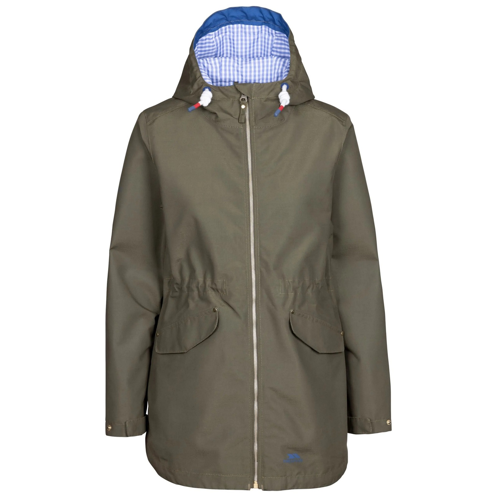 Trespass Girls   Green Waterproof Jacket Finch Polyester Tpu Membrane Herb in Size S, BrandAlley