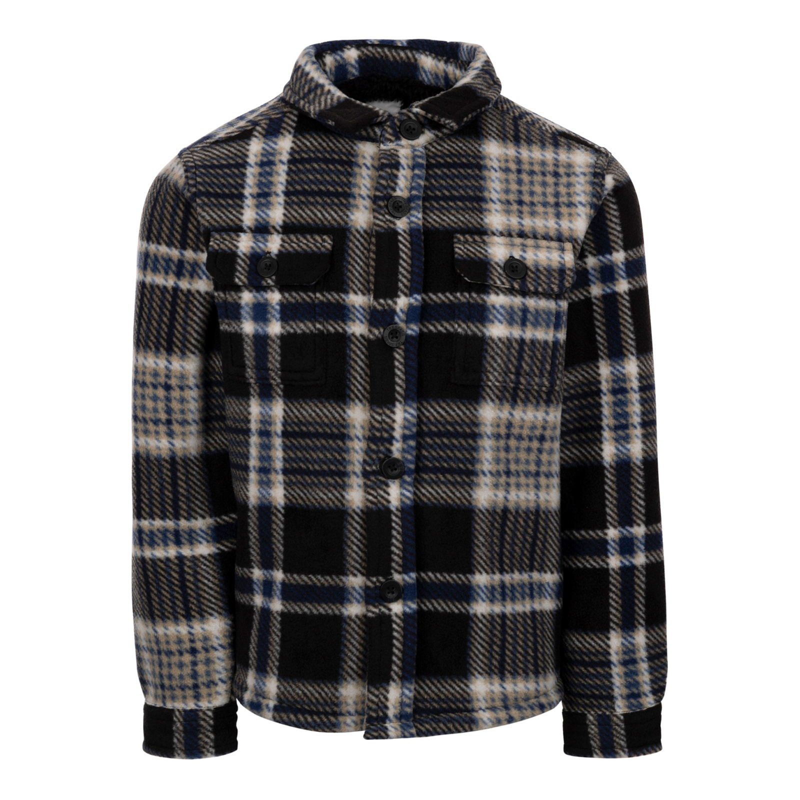 Shirt Checkley Polyester Black