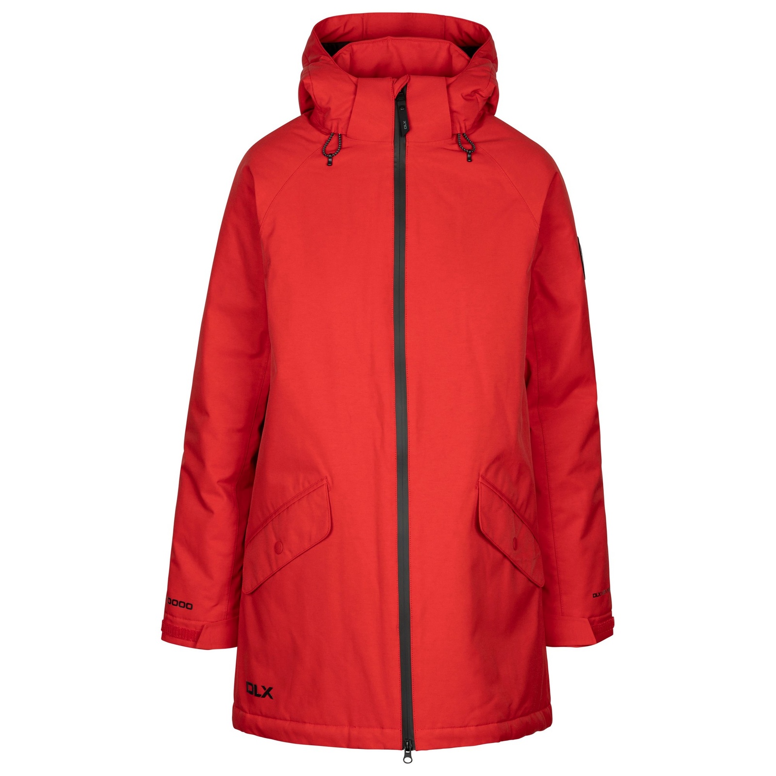 Trespass Women's  Waterproof Jacket Isabelle Cotton Red in Size M, BrandAlley