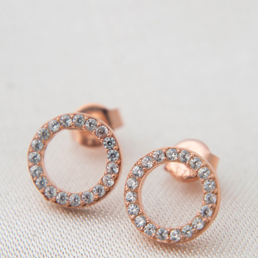 Silver Earrings - Elika - Modalova