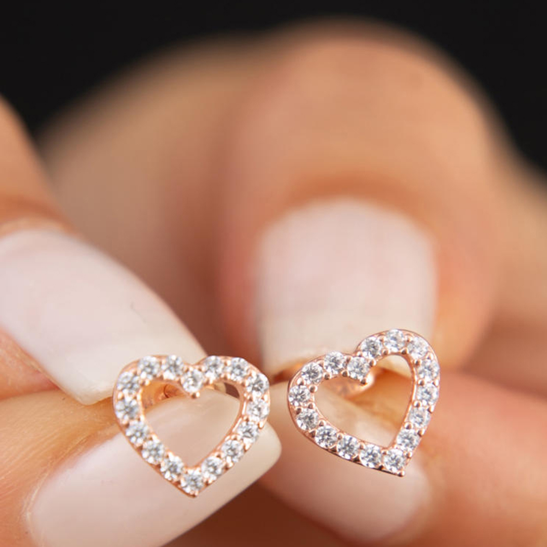 Silver Earrings - Elika - Modalova