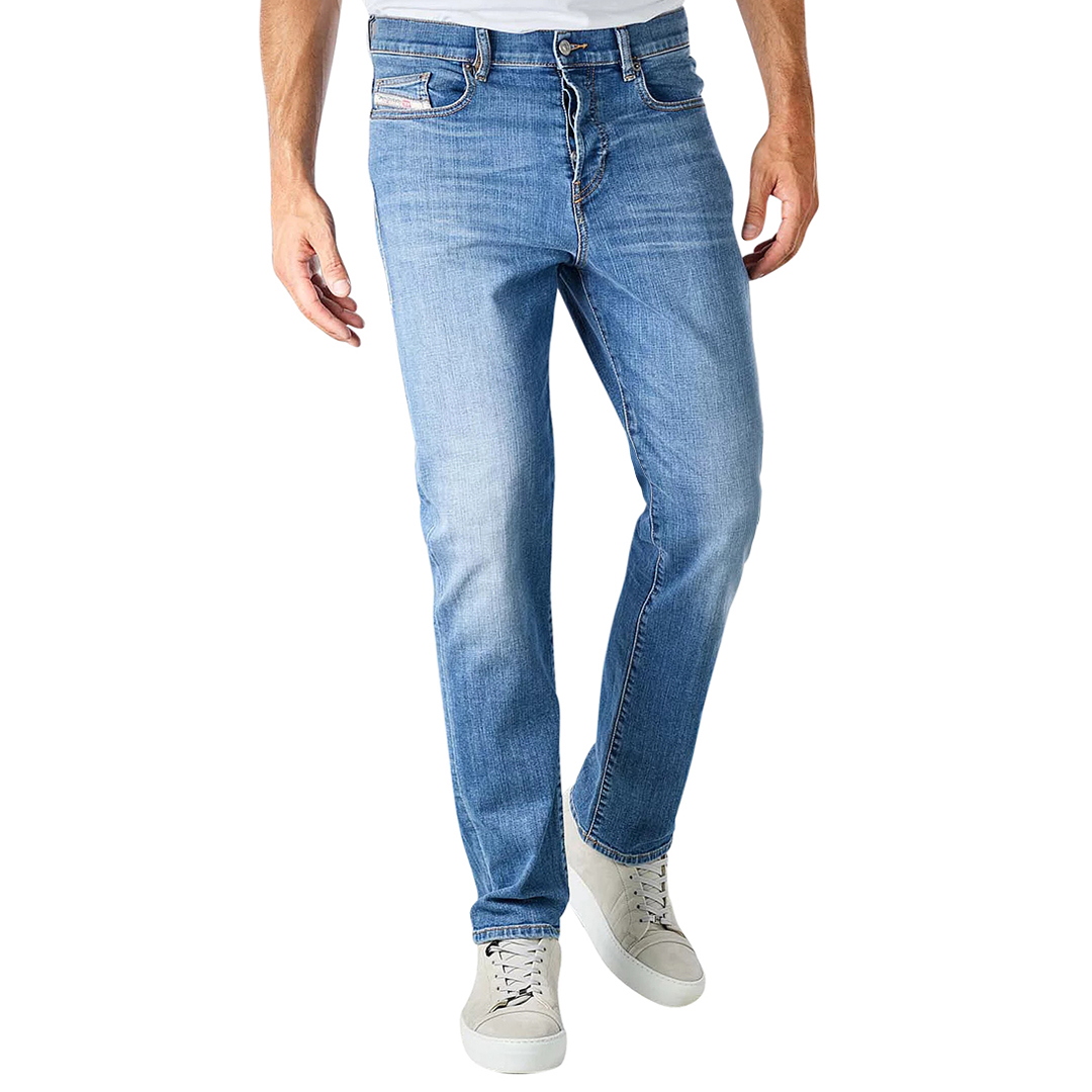 Blue 2020 D-Viker Straight Stretch Jeans