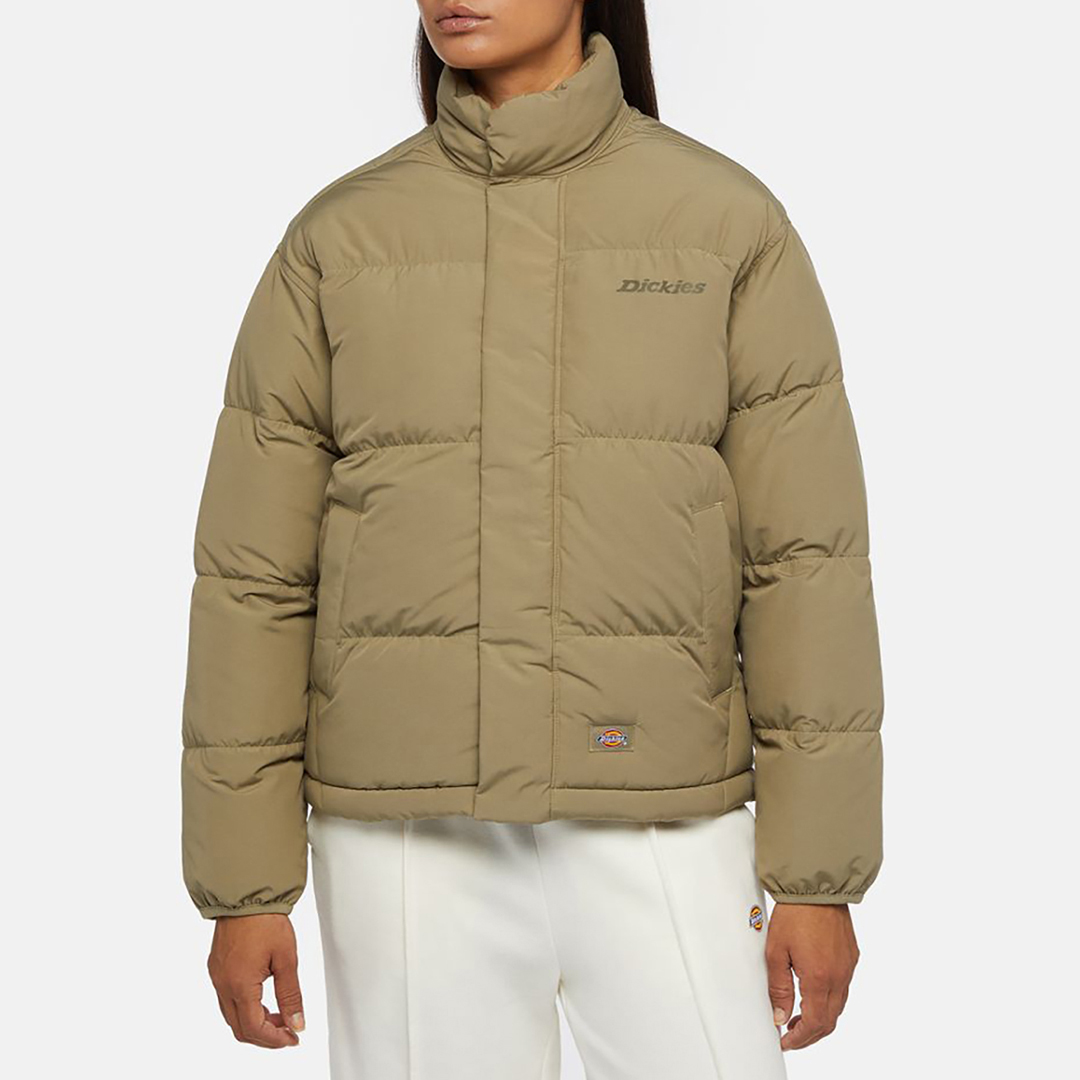 Khaki Scobey Puffer Jacket - Dickies - Modalova