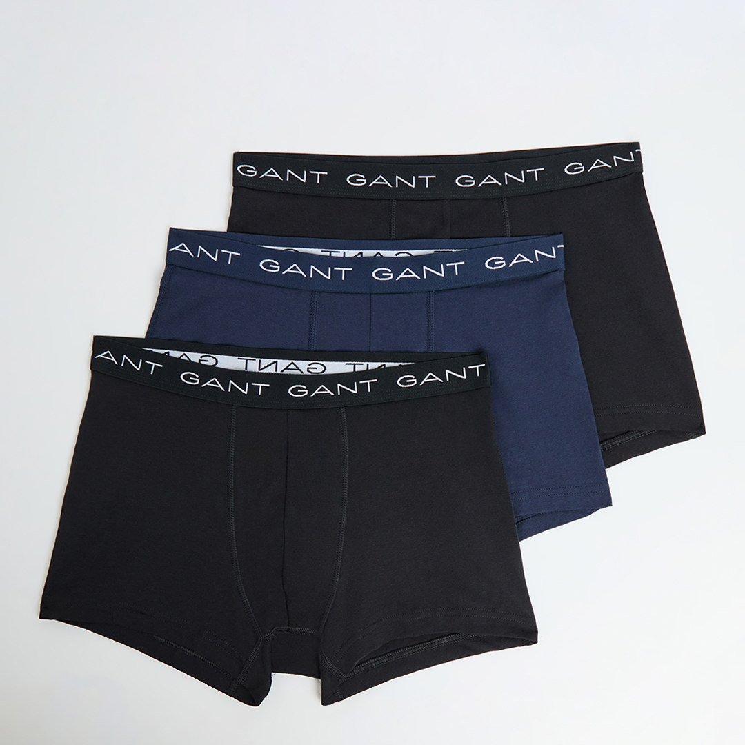 Gant Men's  xBlue  3 Pack Trunks in Size S, BrandAlley
