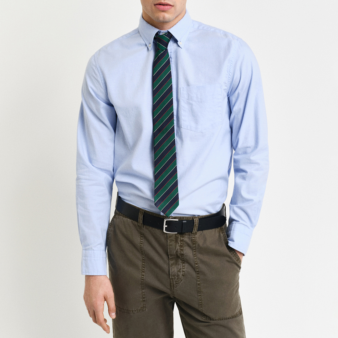 Light Blue Reg Archive Cotton Oxford Shirt