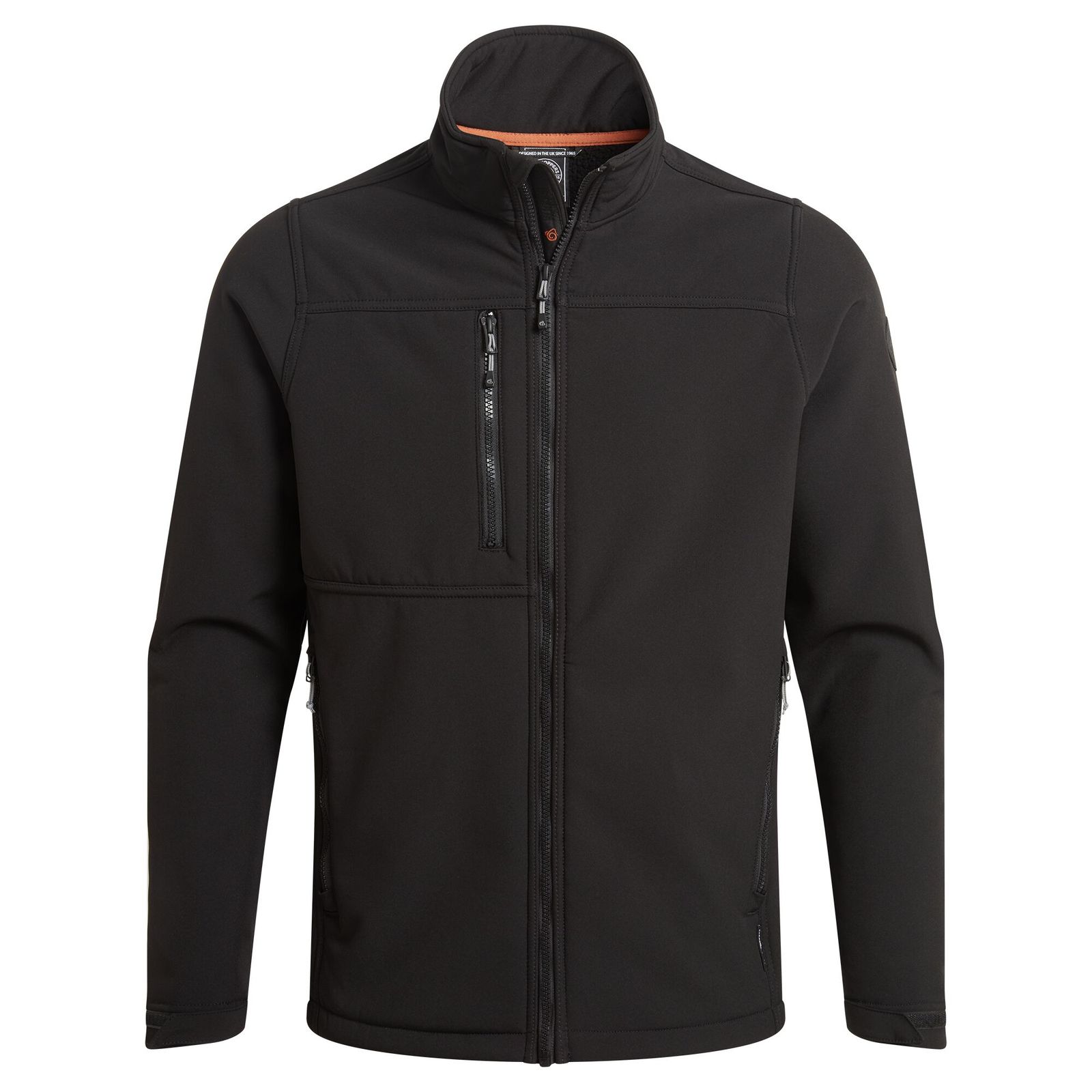 Craghoppers Men's  Soft Shell Jacket Whitby Recycled Polyester Black in Size XXL, BrandAlley